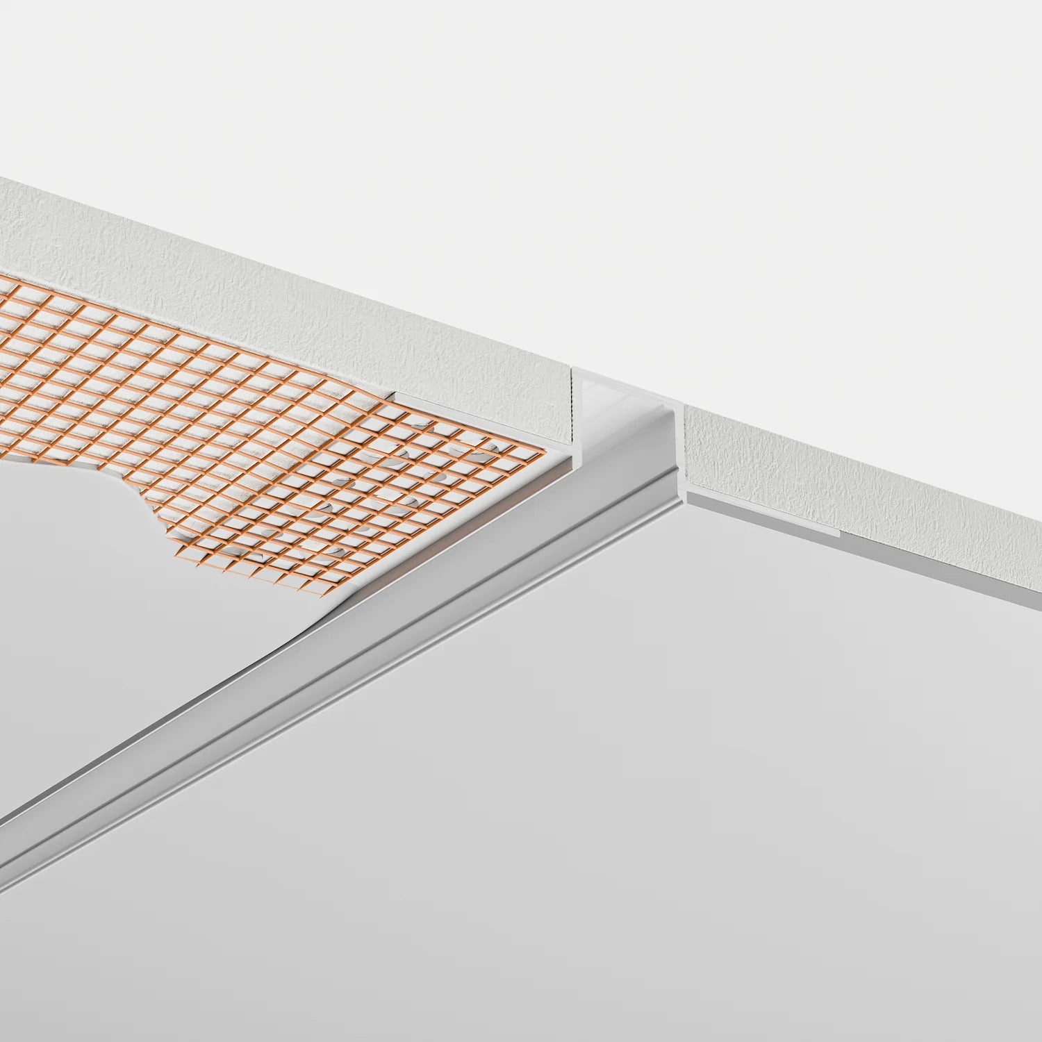 Alçıpan (Trimless) Led Profilleri - 15mm Trimless Sıva Altı (Alçıpan) LED Profil – 1615 ASL - LedProfil