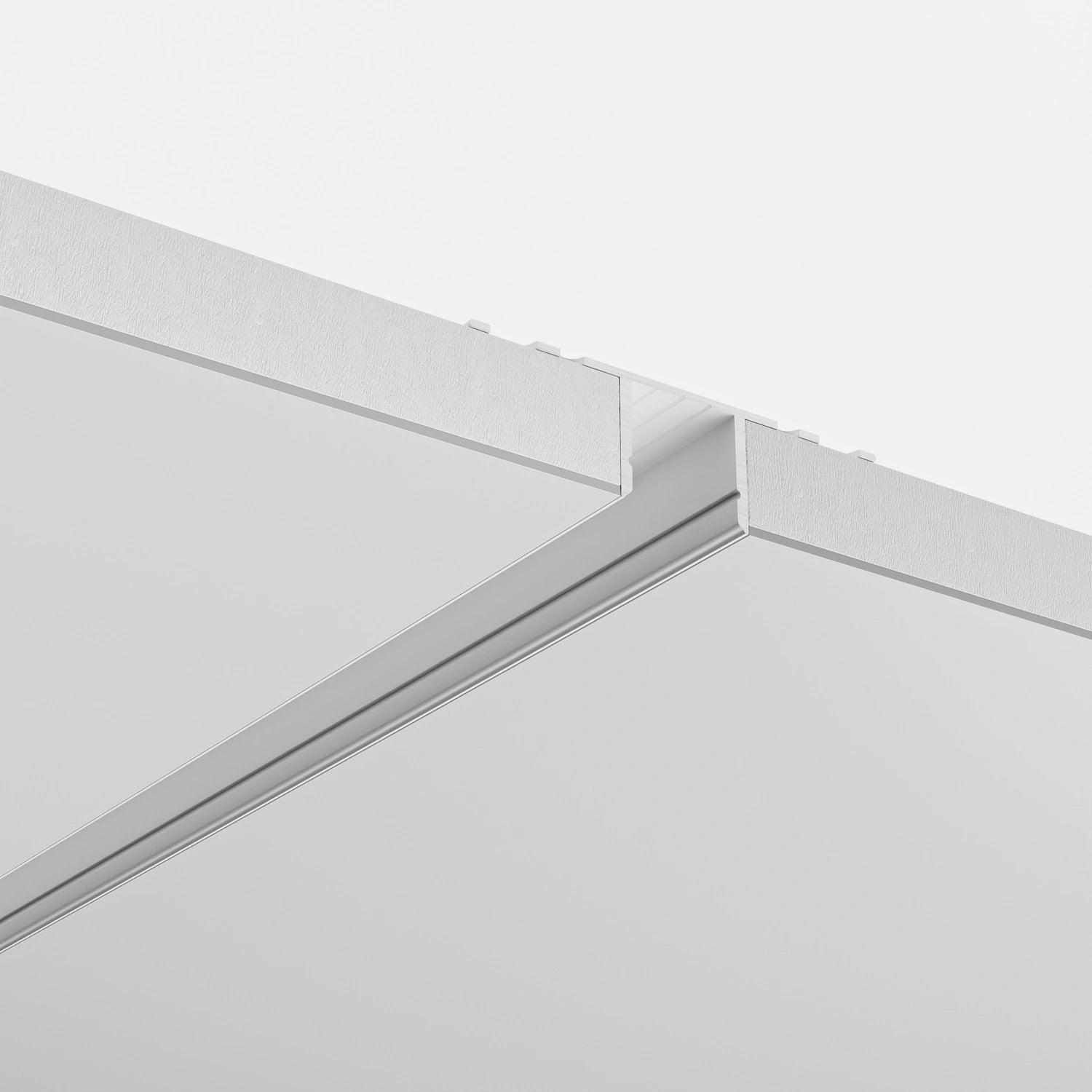 15mm Fuga Alçıpan Sıva Altı LED Profil | Trimless Ters LED Profil - 1616 ASL