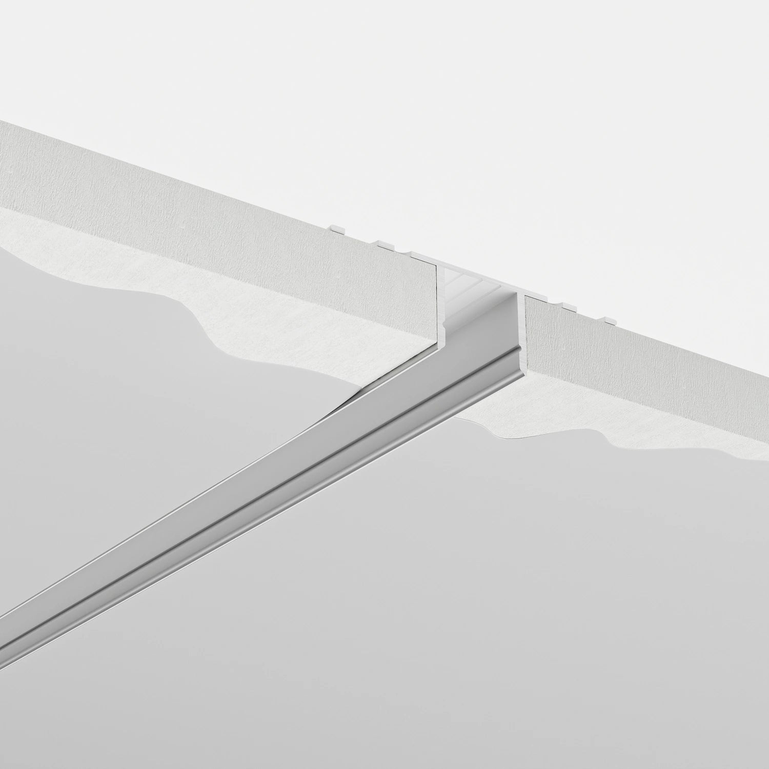 15mm Fuga Alçıpan Sıva Altı LED Profil | Trimless Ters LED Profil - 1616 ASL