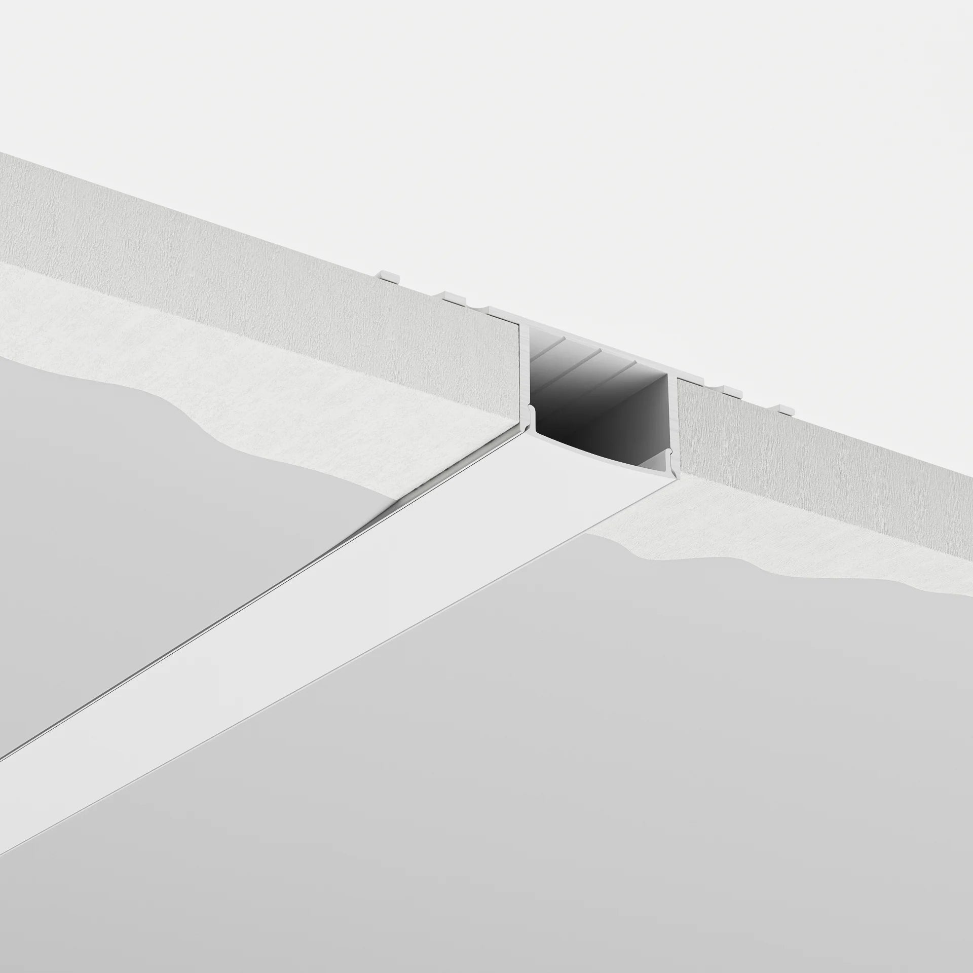 20mm Fuga Alçıpan Sıva Altı LED Profil | Ters Trimless Profil - 1626 ASL