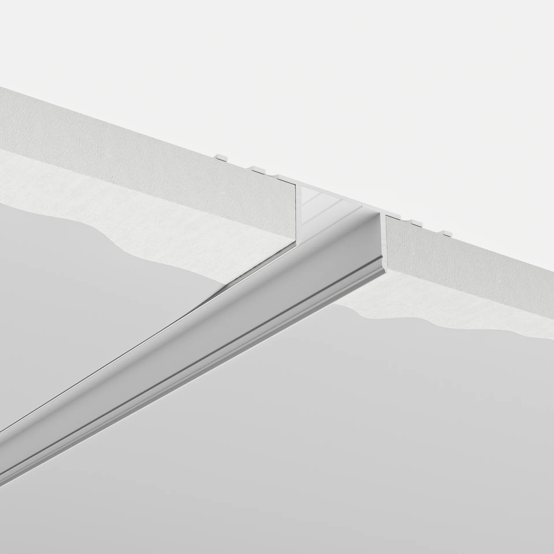 20mm Fuga Alçıpan Sıva Altı LED Profil | Ters Trimless Profil - 1626 ASL