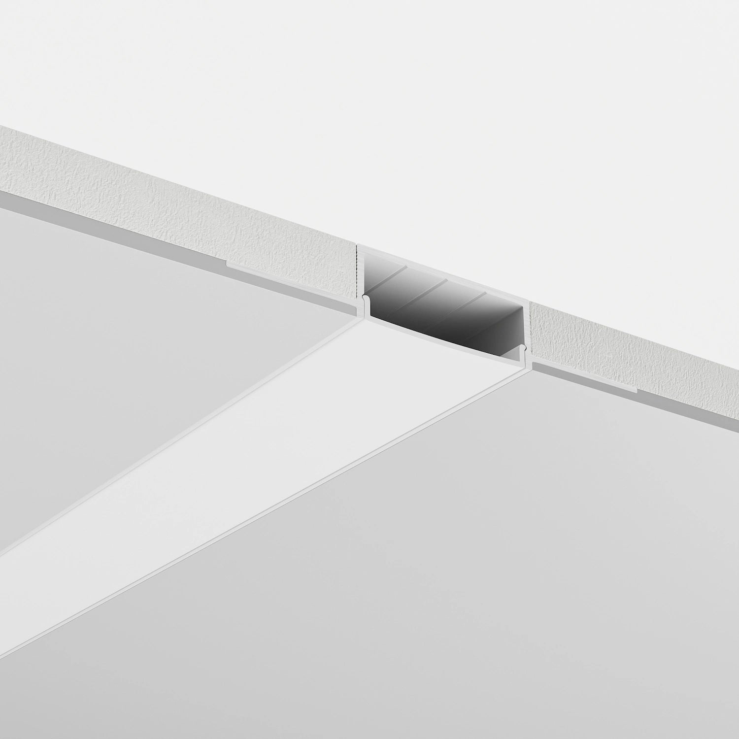 Alçıpan (Trimless) Led Profilleri - 35mm (Trimless) Sıva Altı LED Profil – 1635 ASL - LedProfil