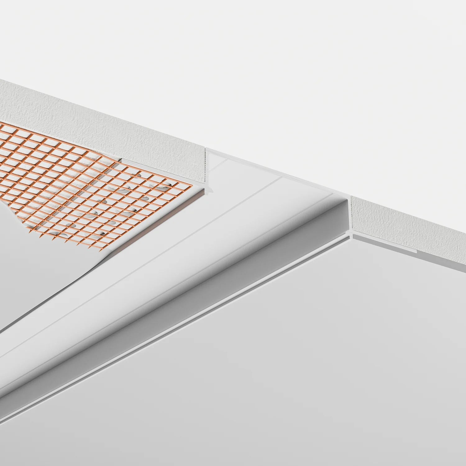 Alçıpan (Trimless) Led Profilleri - 50mm (Trimless) Sıva Altı LED Profil – 1655 ASL - LedProfil