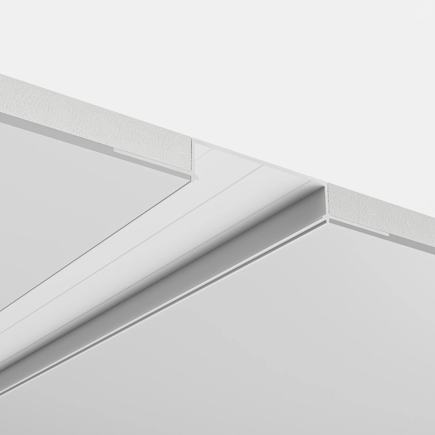 Alçıpan (Trimless) Led Profilleri - 50mm (Trimless) Sıva Altı LED Profil – 1655 ASL - LedProfil