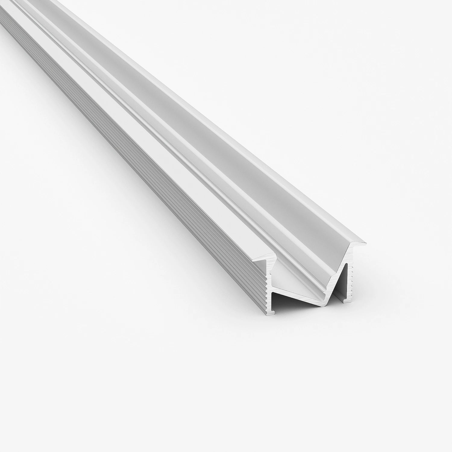 Sıva Altı (Gömme) LED Profilleri - 20mm (Gizli/Açılı) Gömme Raf Altı LED Profil - 1922 ASL - LedProfil