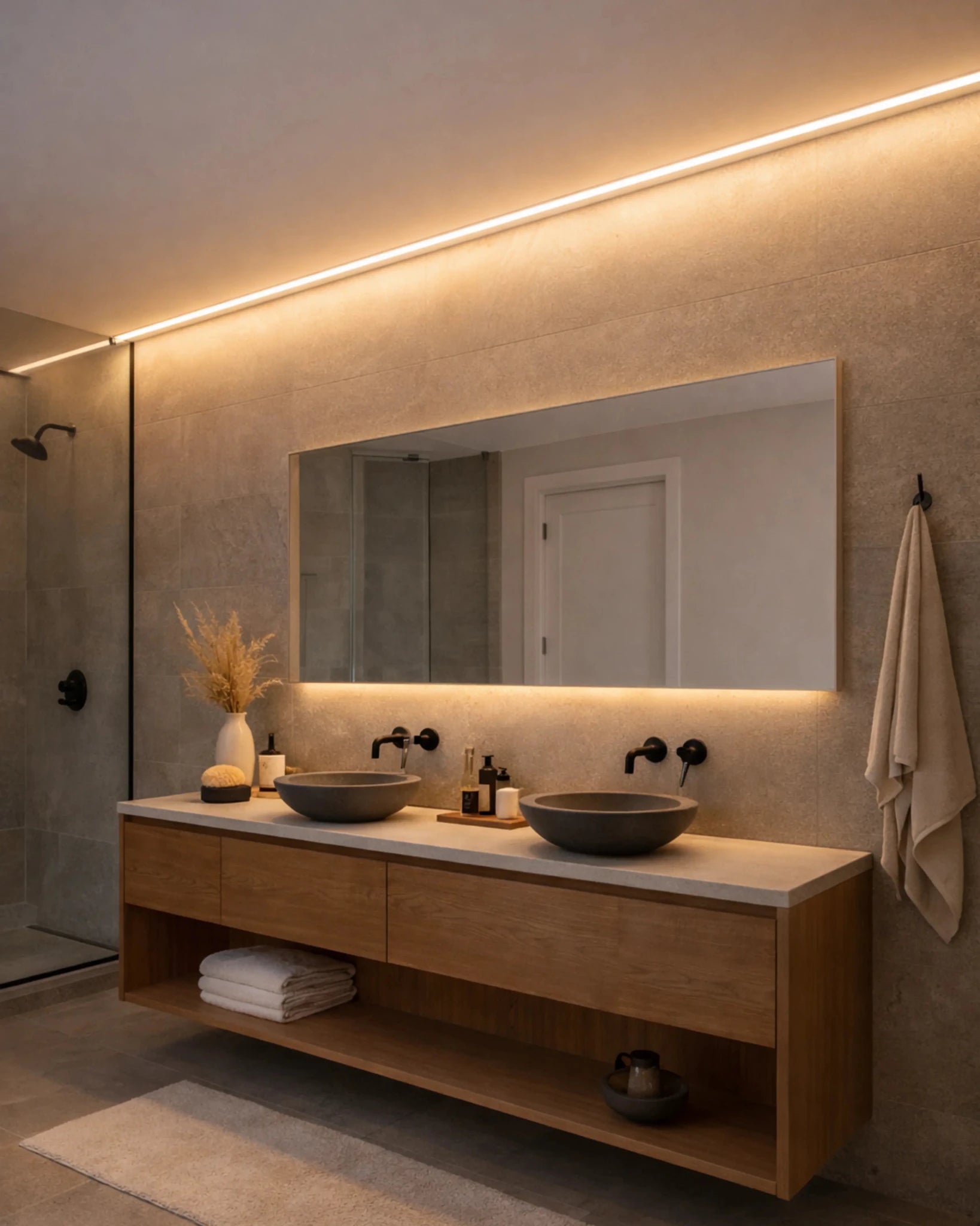 Sıva Altı (Gömme) LED Profilleri - 30mm Sıva Altı LED Profil – 1932 ASL - LedProfil