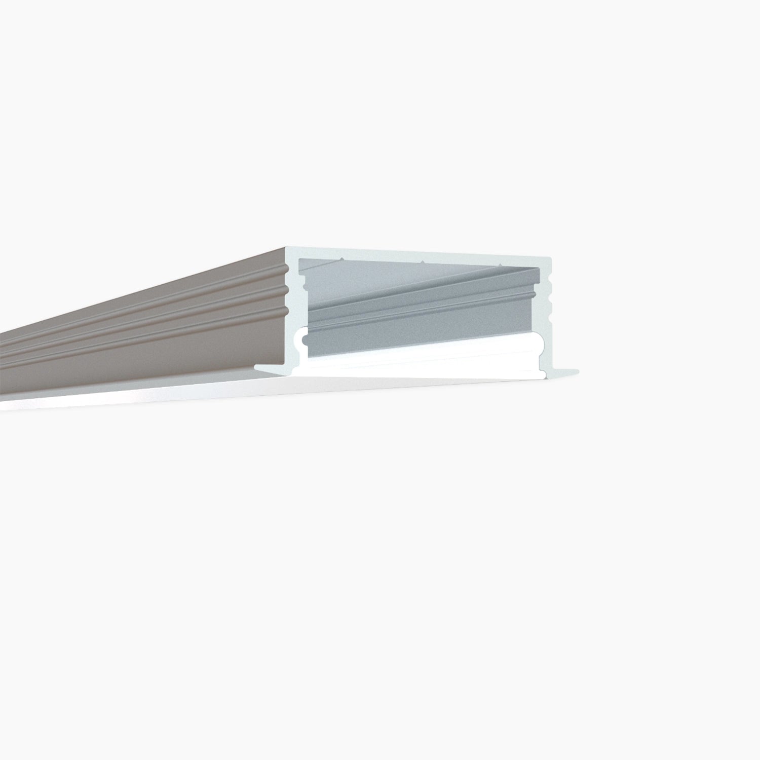 Sıva Altı (Gömme) LED Profilleri - 30mm Sıva Altı Alüminyum LED Profil – 1932 ASL - LedProfil