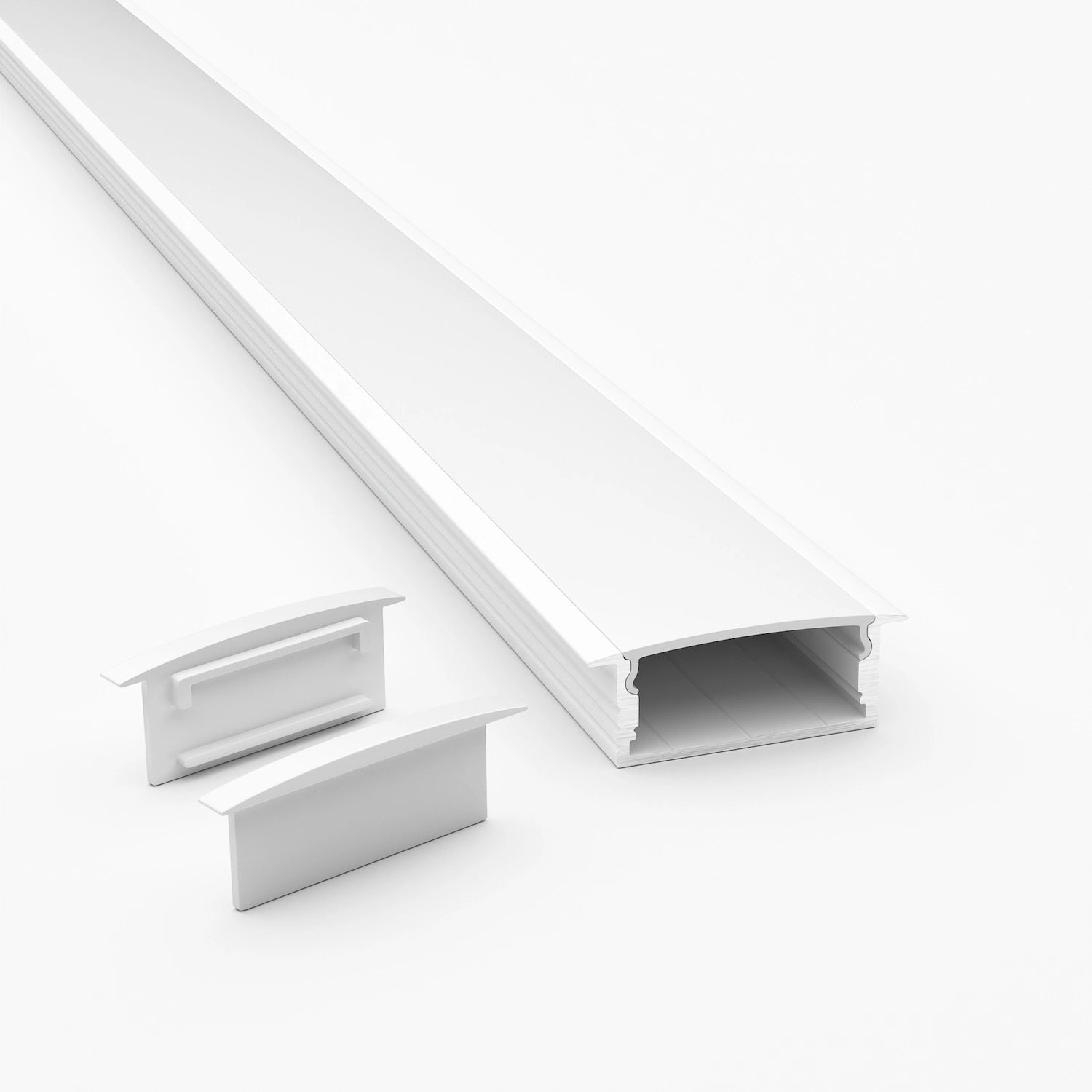 Sıva Altı (Gömme) LED Profilleri - 30mm Sıva Altı Beyaz LED Profil – 1932B ASL - LedProfil