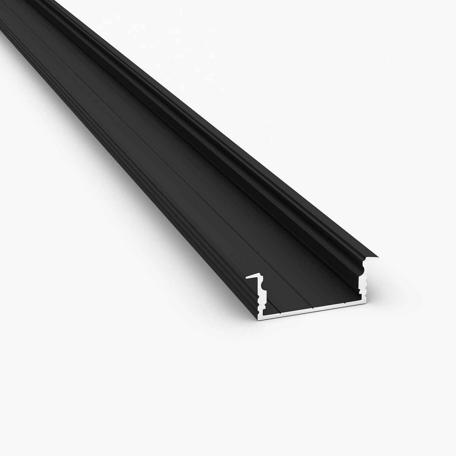 Sıva Altı (Gömme) LED Profilleri - 30mm Sıva Altı Siyah LED Profil – 1932S ASL - LedProfil