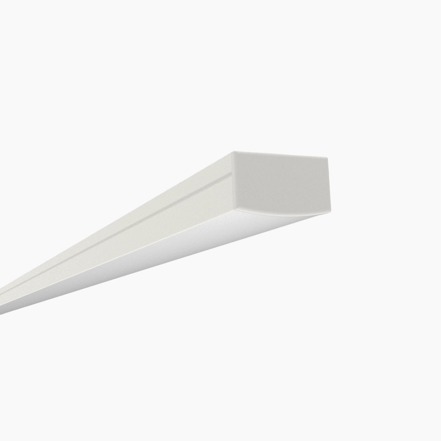 Sıva Üstü Led Profilleri - 20mm Beyaz Boyalı Sıva Üstü LED Profil – 1951B ASL - LedProfil