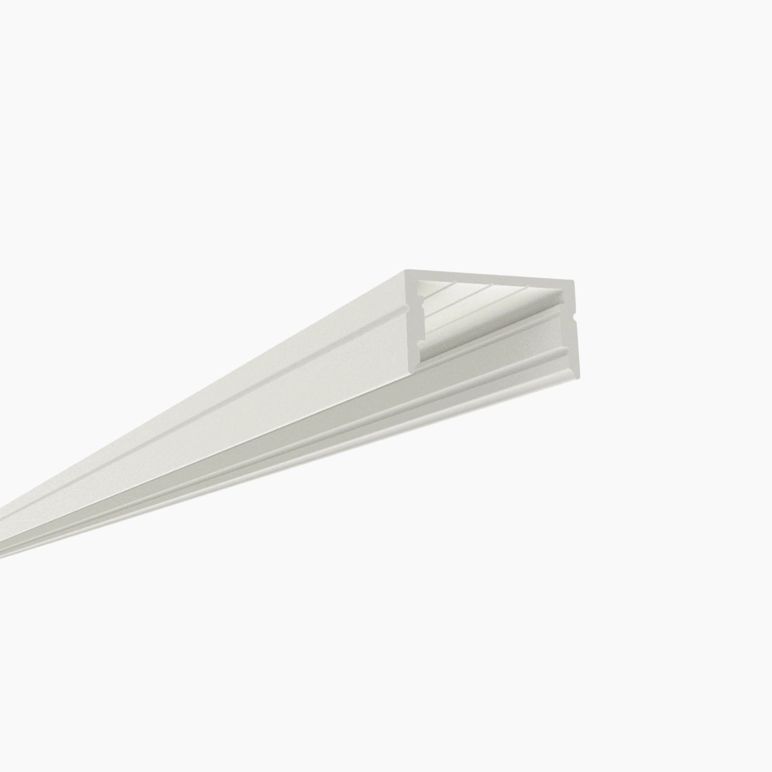 Sıva Üstü Led Profilleri - 20mm Beyaz Boyalı Sıva Üstü LED Profil – 1951B ASL - LedProfil