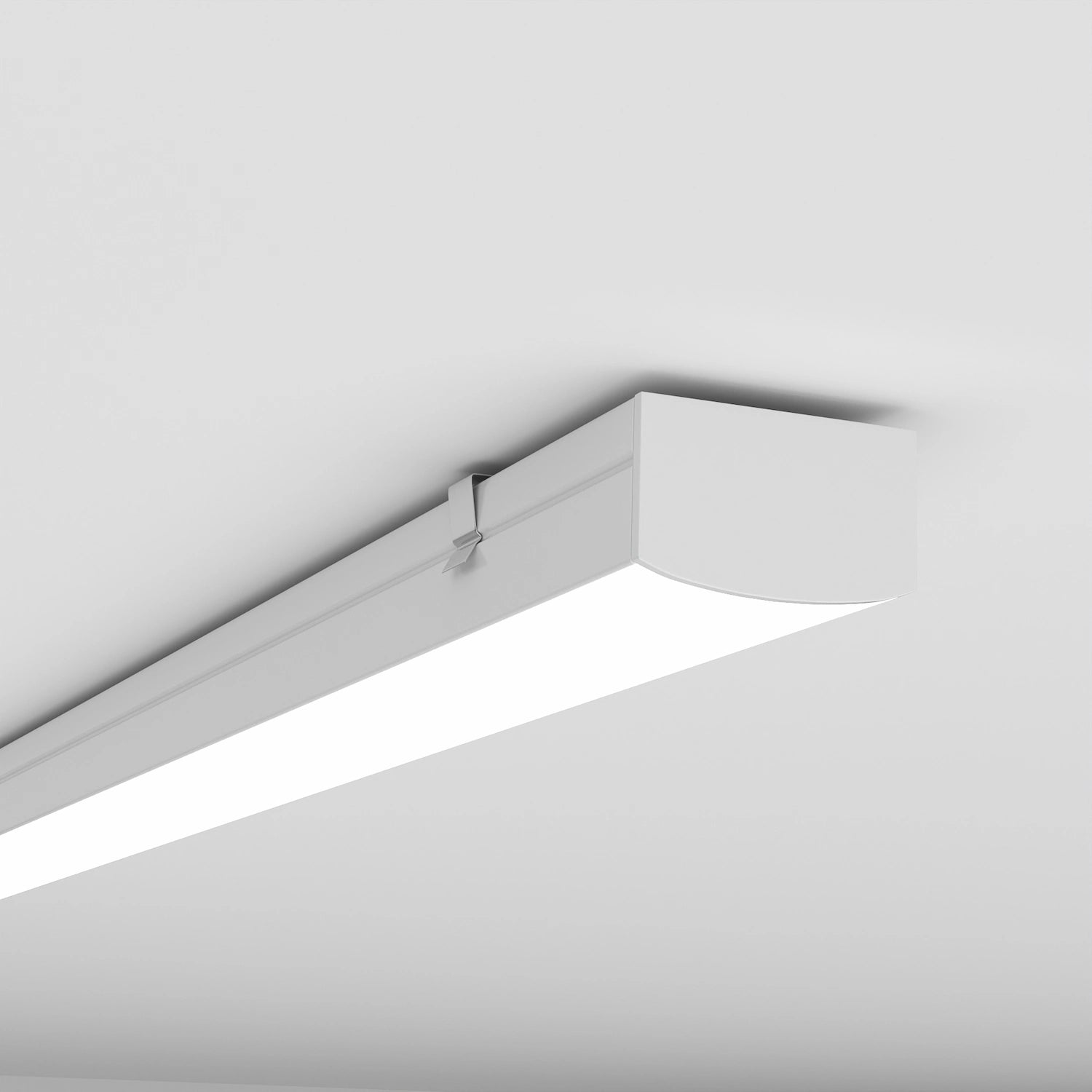 Sıva Üstü Led Profilleri - 20mm Beyaz Sıva Üstü LED Profil – 1951B ASL - LedProfil
