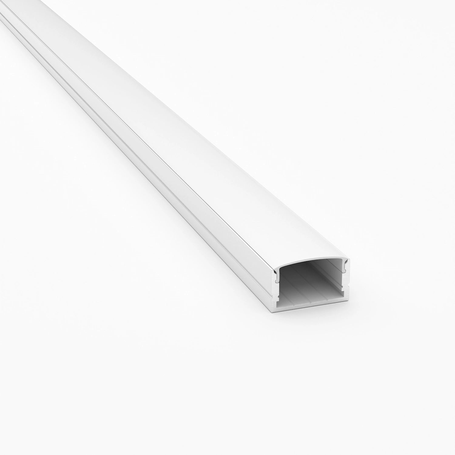 Sıva Üstü Led Profilleri - 20mm Beyaz Sıva Üstü LED Profil – 1951B ASL - LedProfil