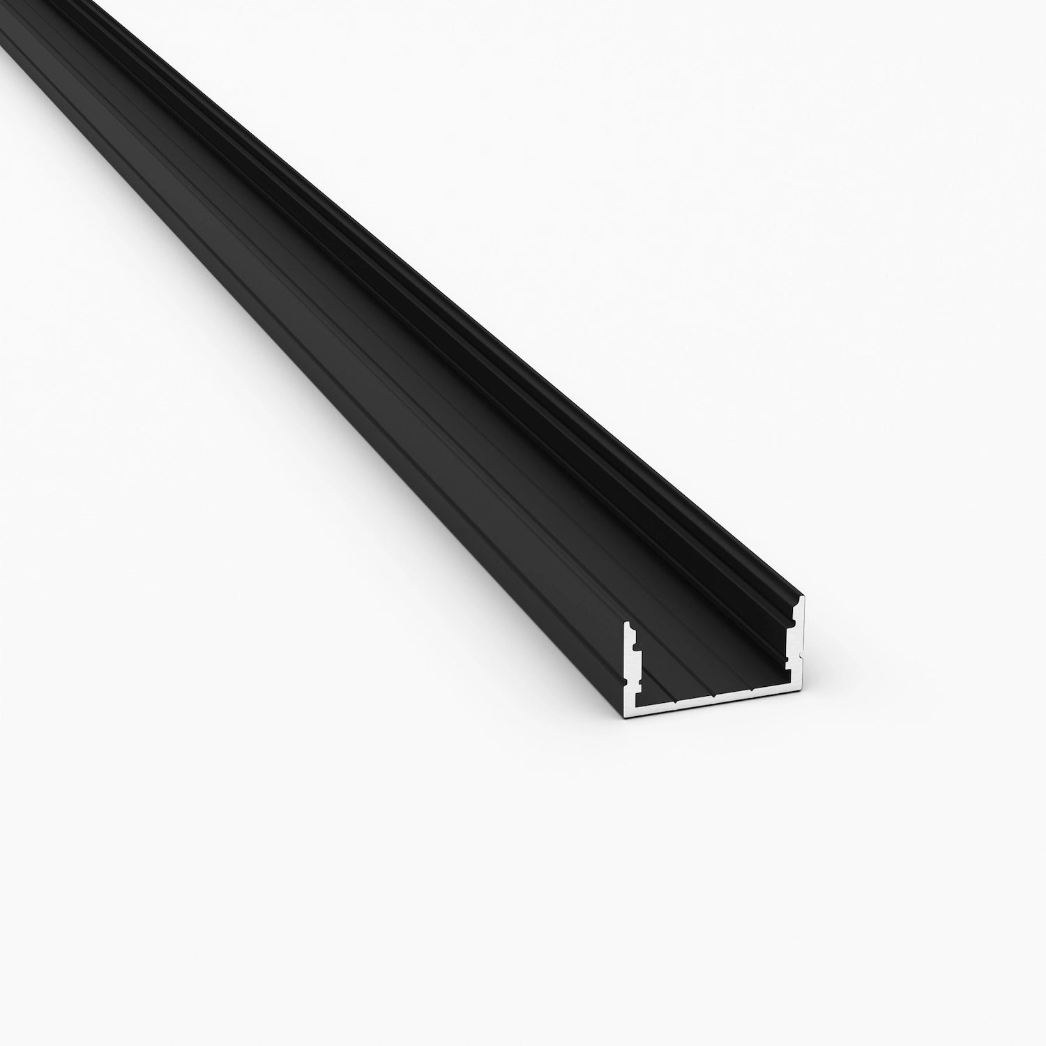 Sıva Üstü Led Profilleri - 20mm Siyah Sıva Üstü LED Profil – 1951S ASL - LedProfil