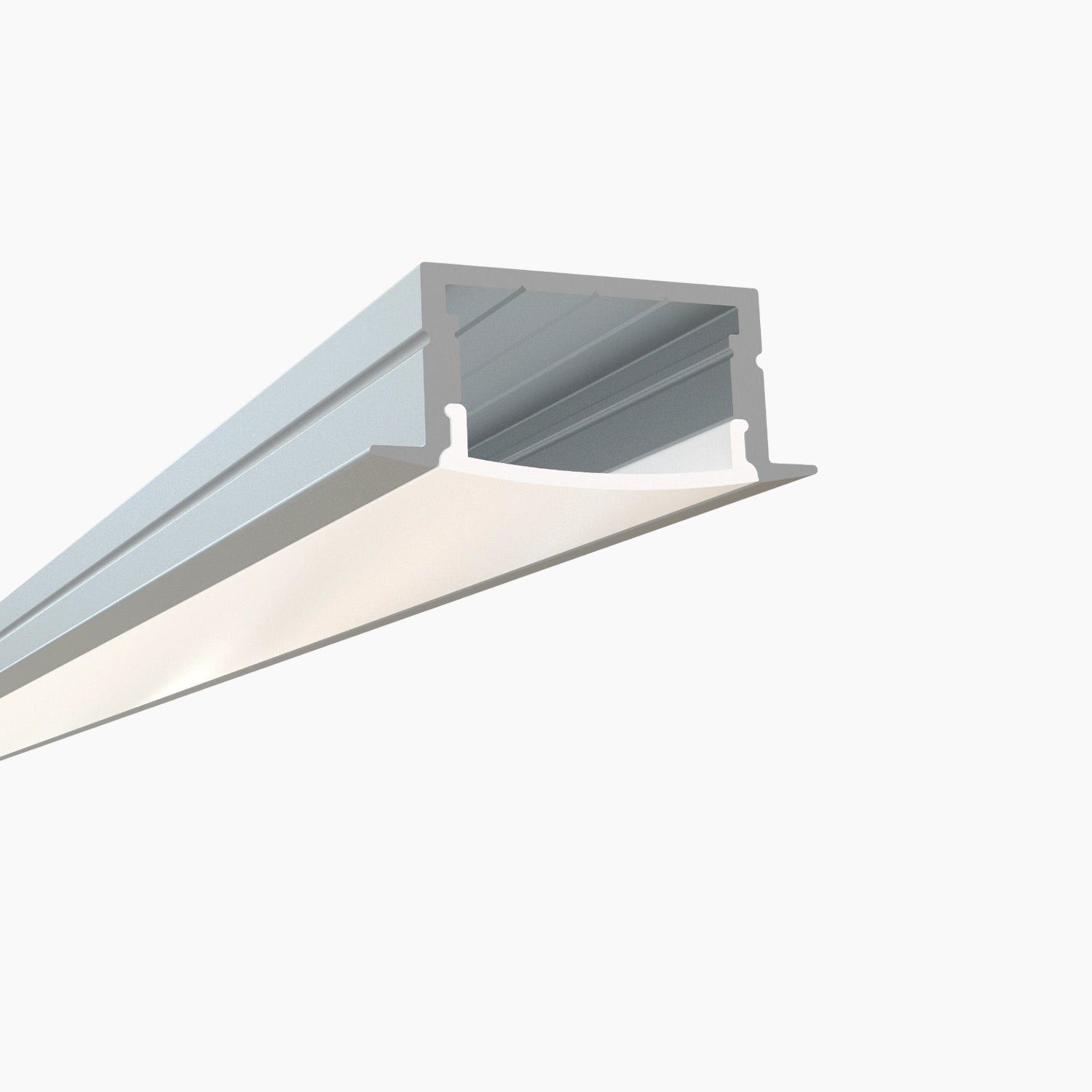 Sıva Altı (Gömme) LED Profilleri - 20mm Sıva Altı Alüminyum LED Profil – 1952 ASL - LedProfil