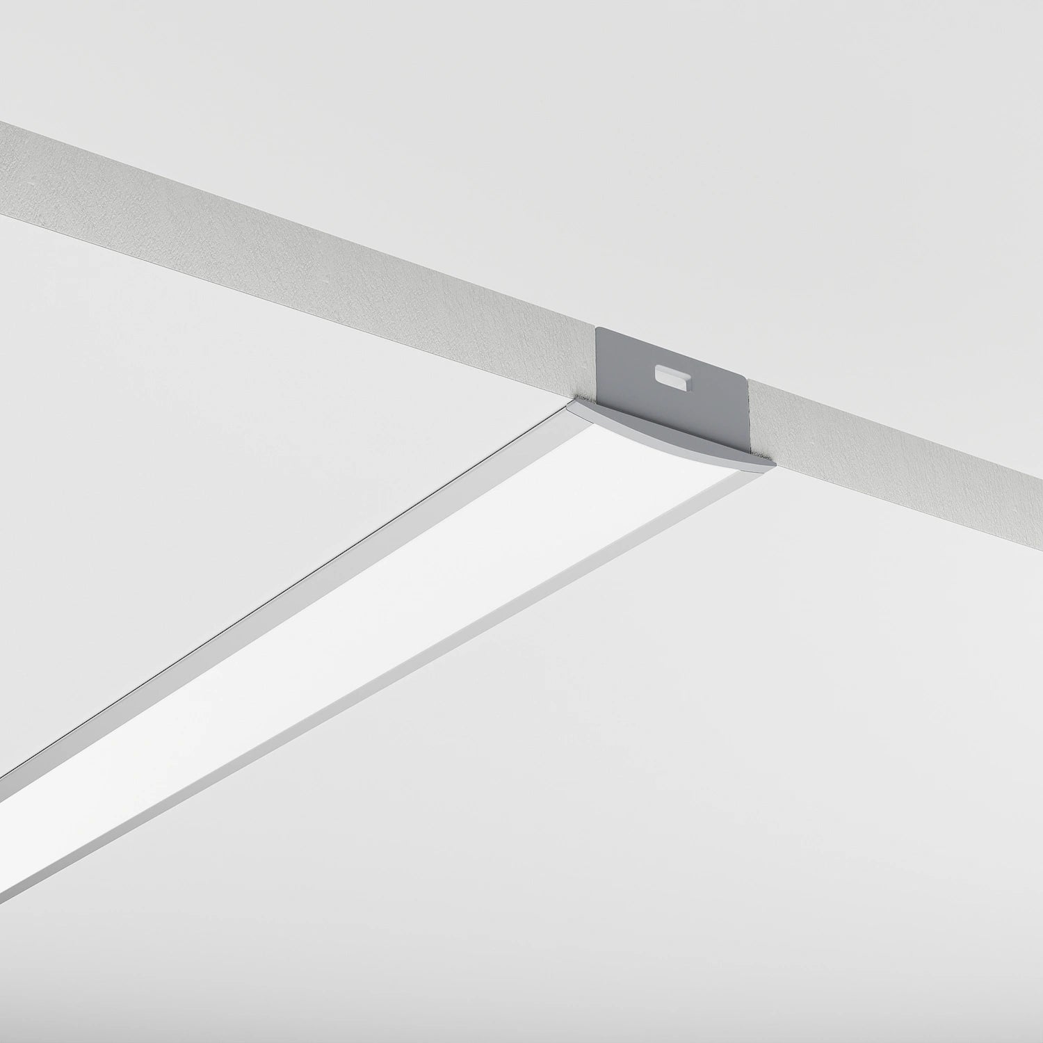 Sıva Altı (Gömme) LED Profilleri - 20mm Sıva Altı LED Profil – 1952 ASL - LedProfil