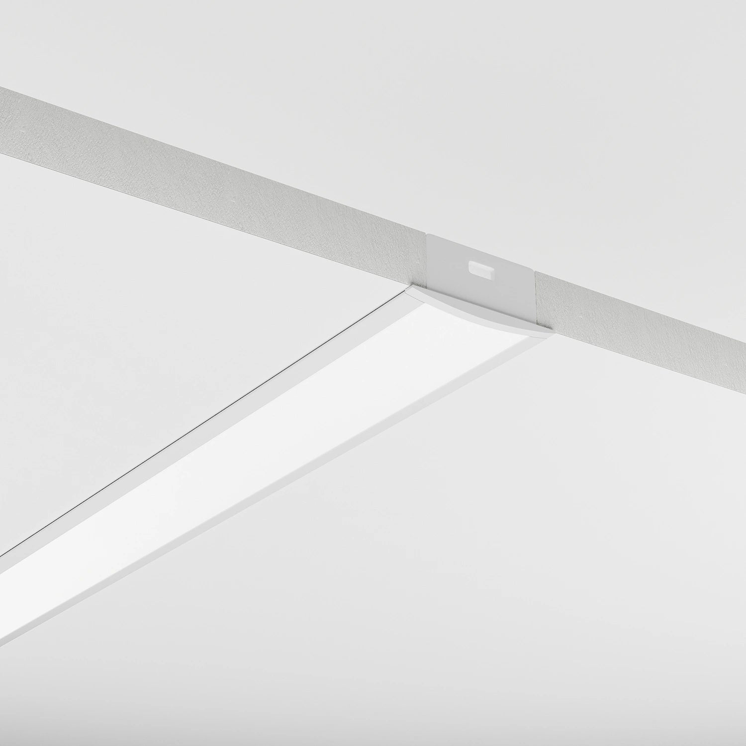 Sıva Altı (Gömme) LED Profilleri - 20mm Beyaz Sıva Altı LED Profil – 1952B ASL - LedProfil