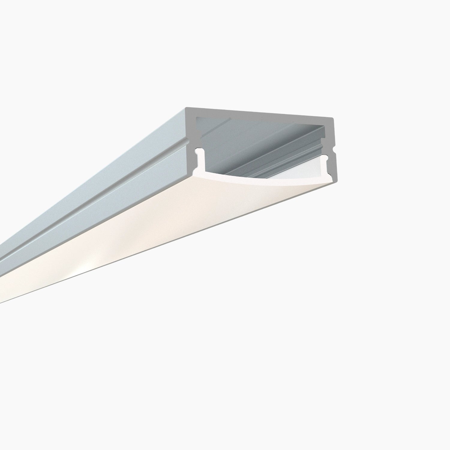 Sıva Üstü Led Profilleri - 20mm Sıva Üstü Lineer LED Profil – 1955 ASL - LedProfil