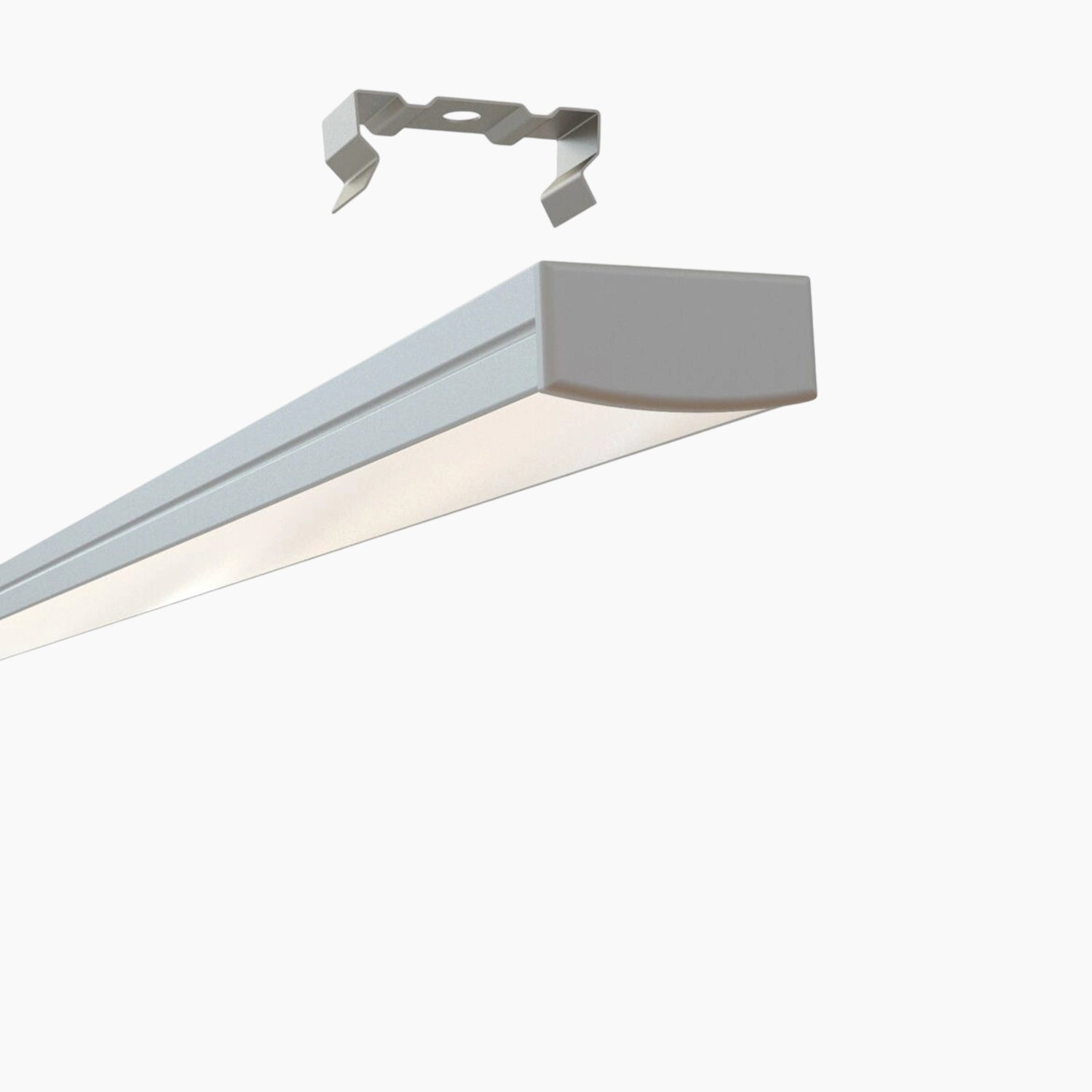 Sıva Üstü Led Profilleri - 20mm Sıva Üstü Lineer LED Profil – 1955 ASL - LedProfil