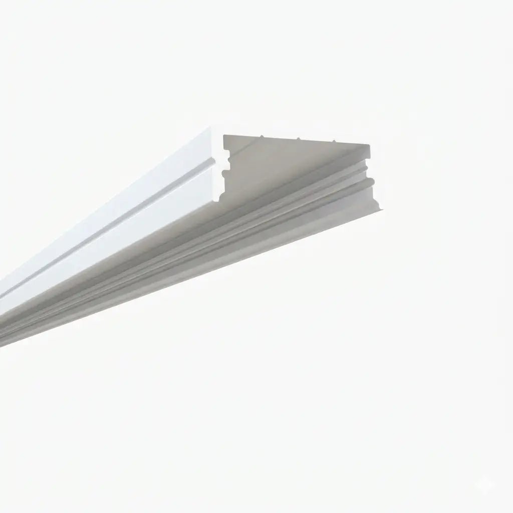 Sıva Üstü Led Profilleri - 20mm Sıva Üstü Lineer Beyaz LED Profil – 1955B ASL - LedProfil
