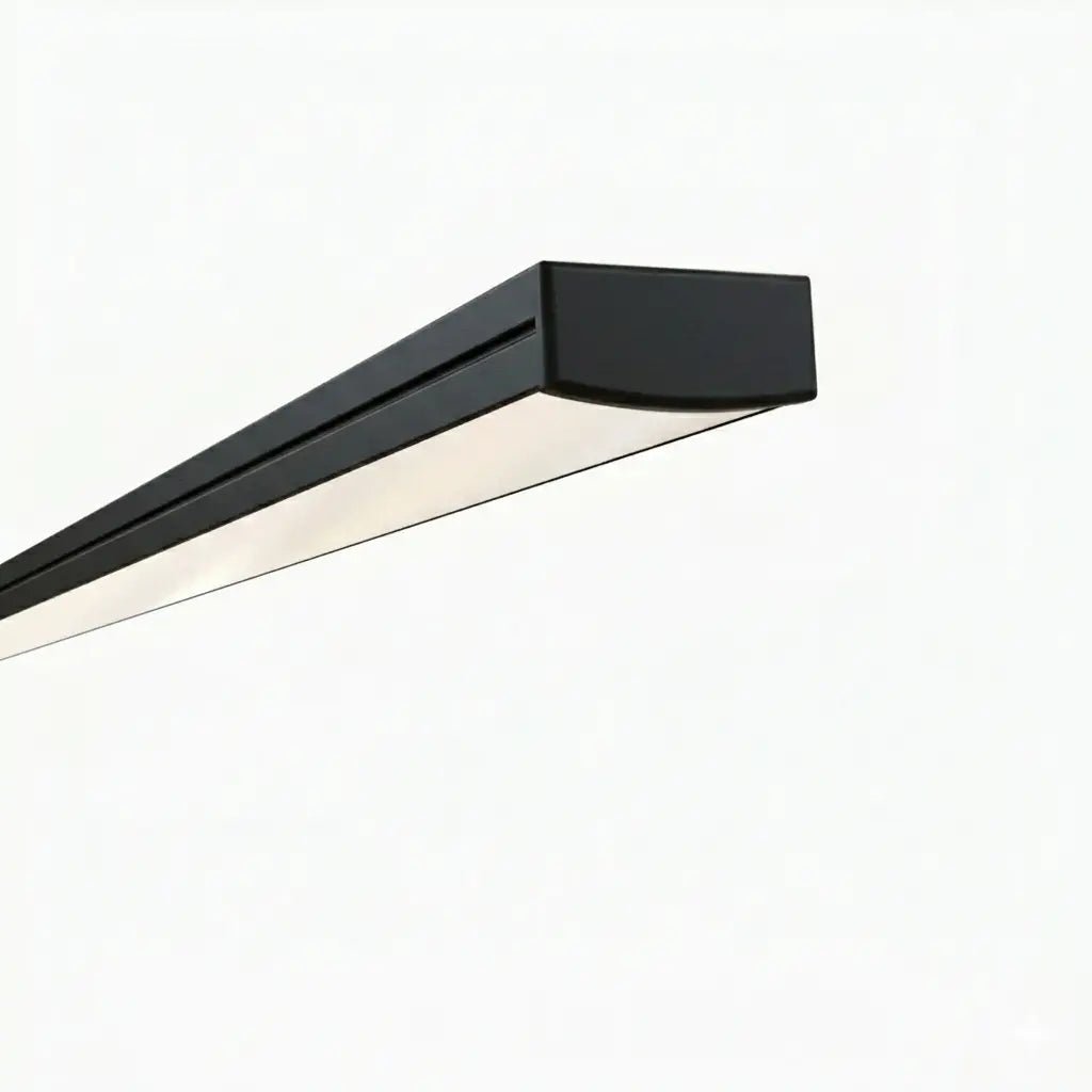 Sıva Üstü Led Profilleri - 20mm Sıva Üstü Siyah Lineer LED Profil – 1955S ASL - LedProfil