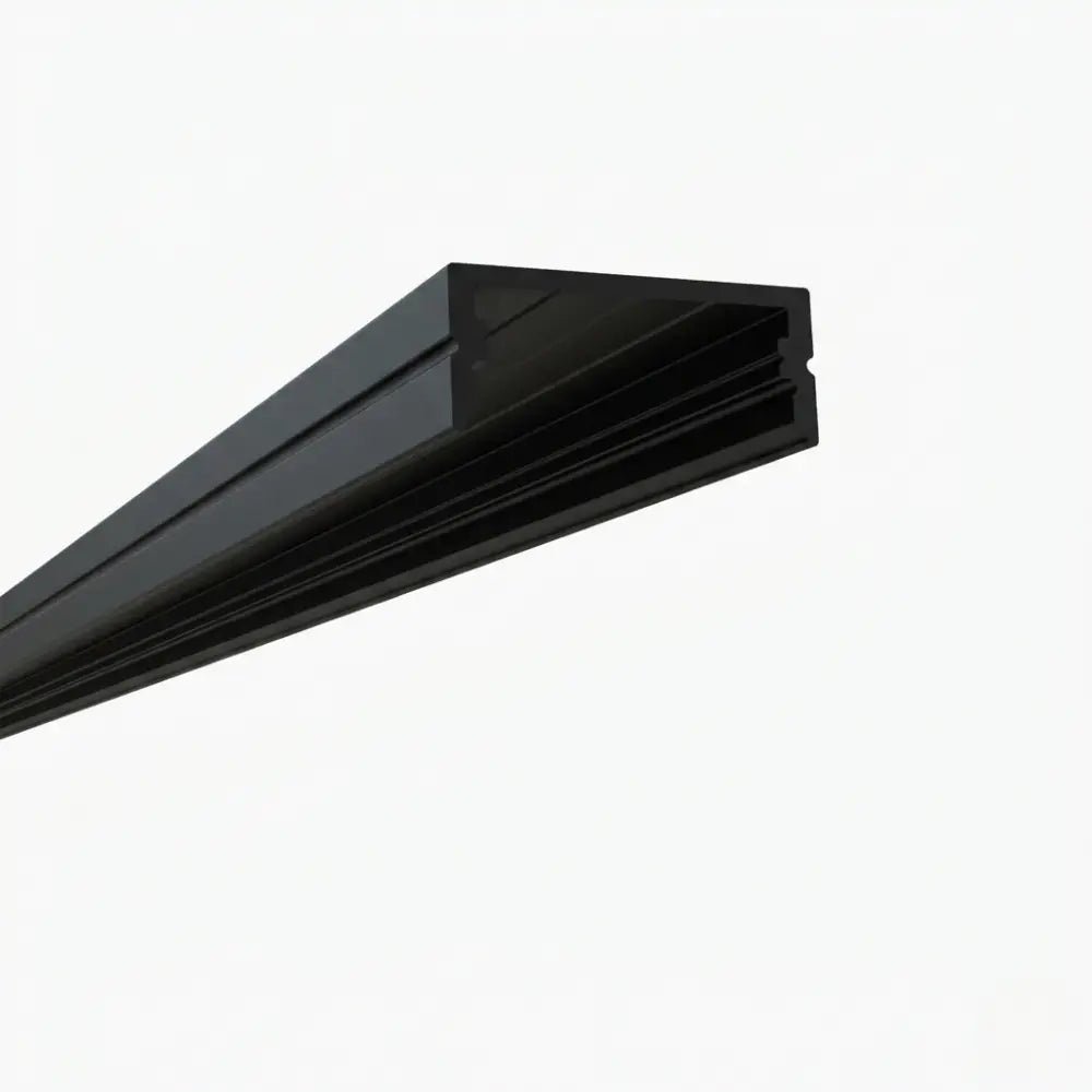 Sıva Üstü Led Profilleri - 20mm Sıva Üstü Siyah Lineer LED Profil – 1955S ASL - LedProfil
