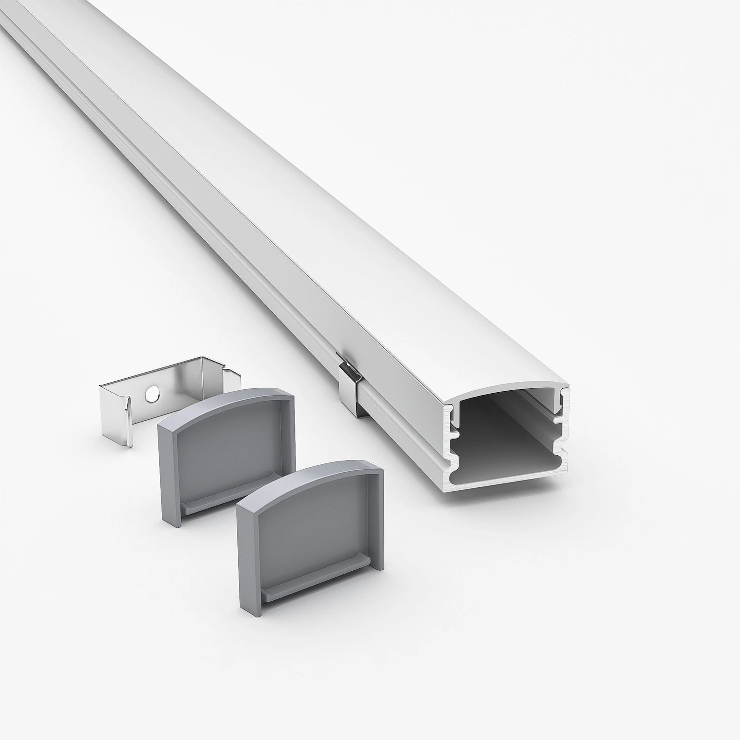 Sıva Üstü Led Profilleri - 18mm Sıva Üstü LED Profil – 1961 ASL - LedProfil