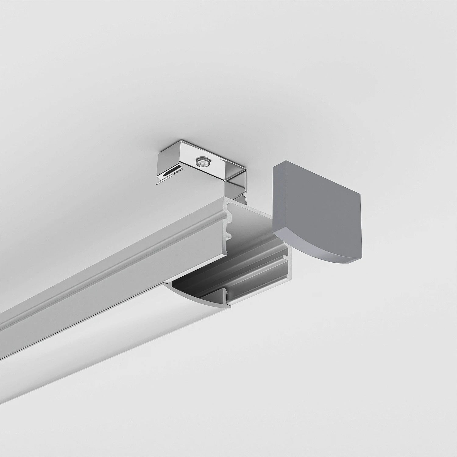 Sıva Üstü Led Profilleri - 18mm Sıva Üstü LED Profil – 1961 ASL - LedProfil