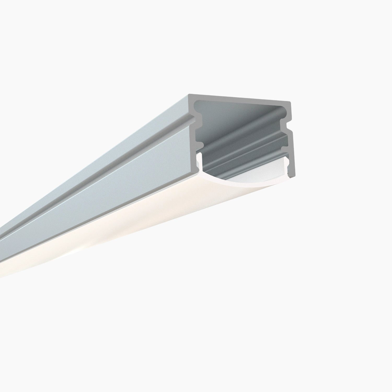 Sıva Üstü Led Profilleri - 18mm Sıva Üstü Alüminyum LED Profil – 1961 ASL - LedProfil