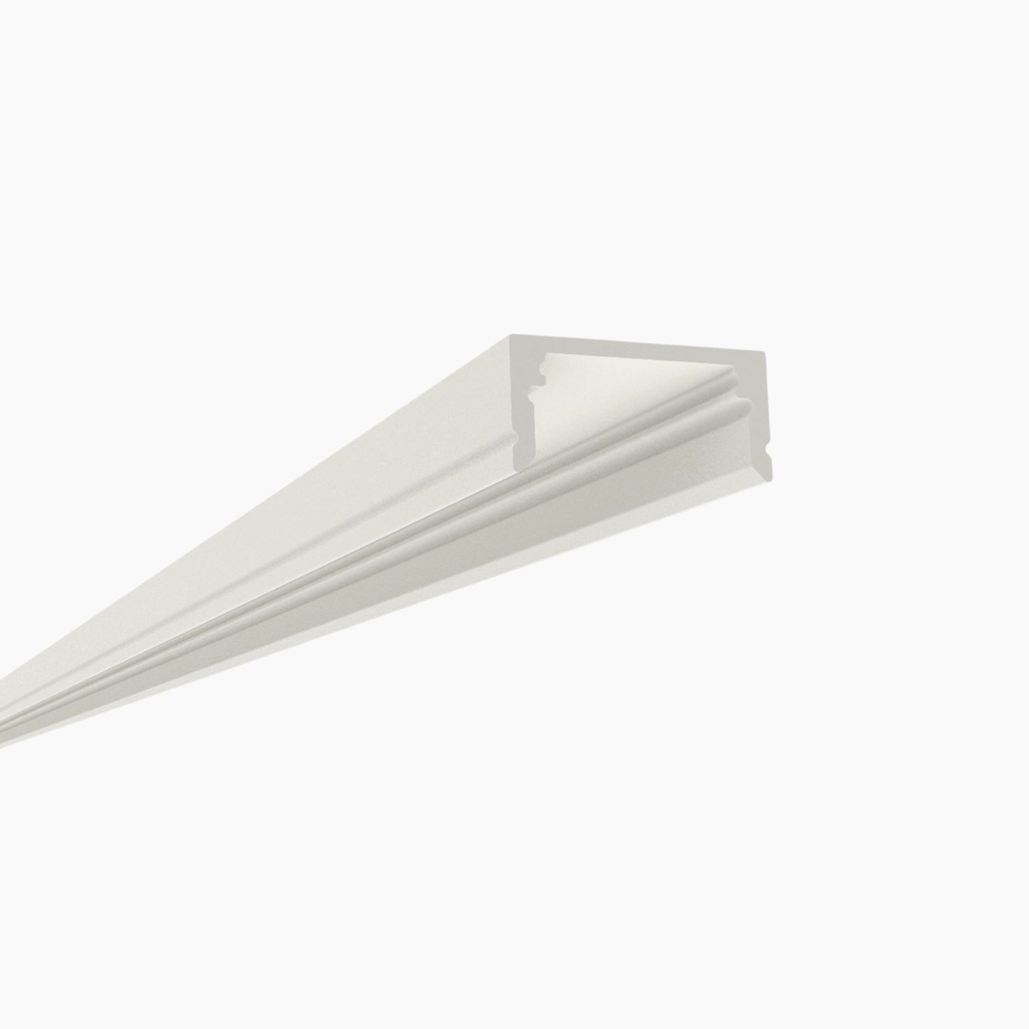 Sıva Üstü Led Profilleri - 17mm Beyaz Boyalı Yüzeye Montaj LED Profil – 1971B ASL - LedProfil