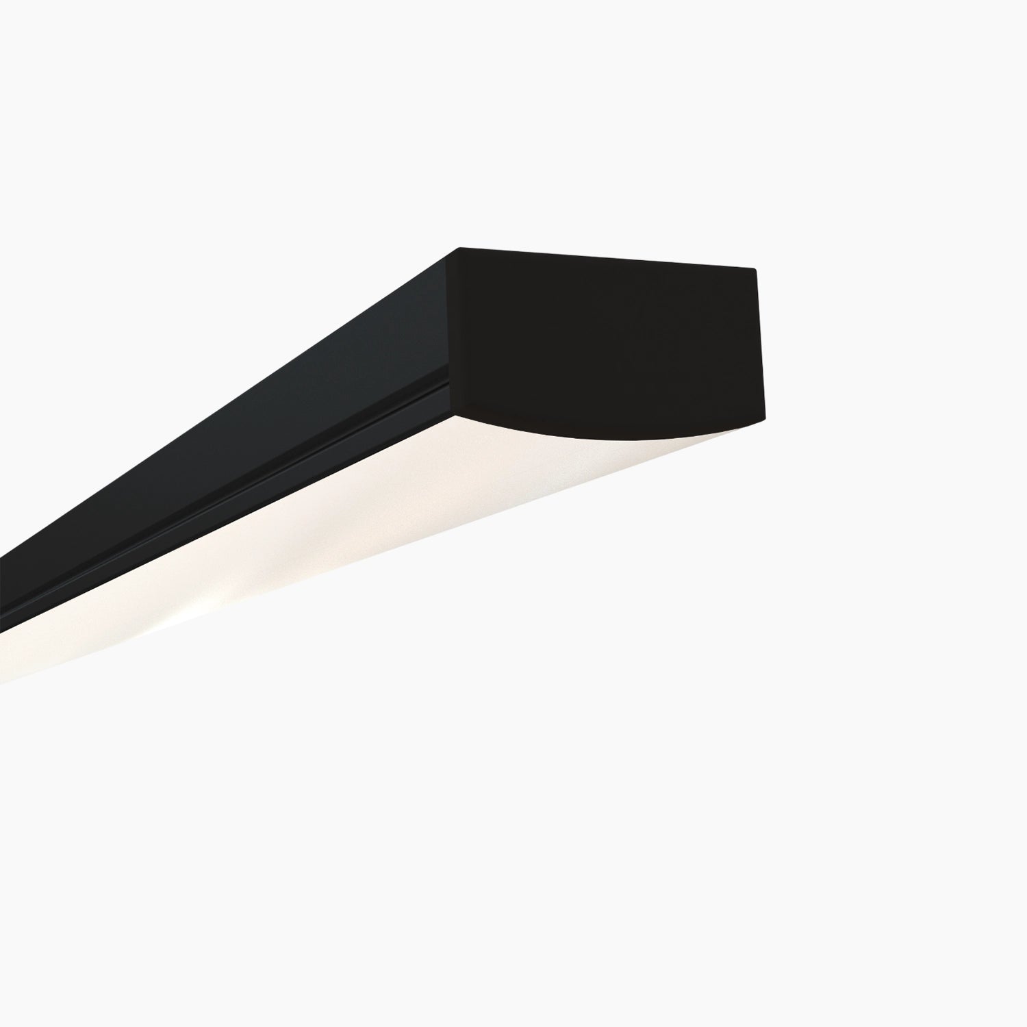 Sıva Üstü Led Profilleri - 17mm Siyah LED Profil 1971S ASL | Yüzeye Montaj Alüminyum Profil - LedProfil