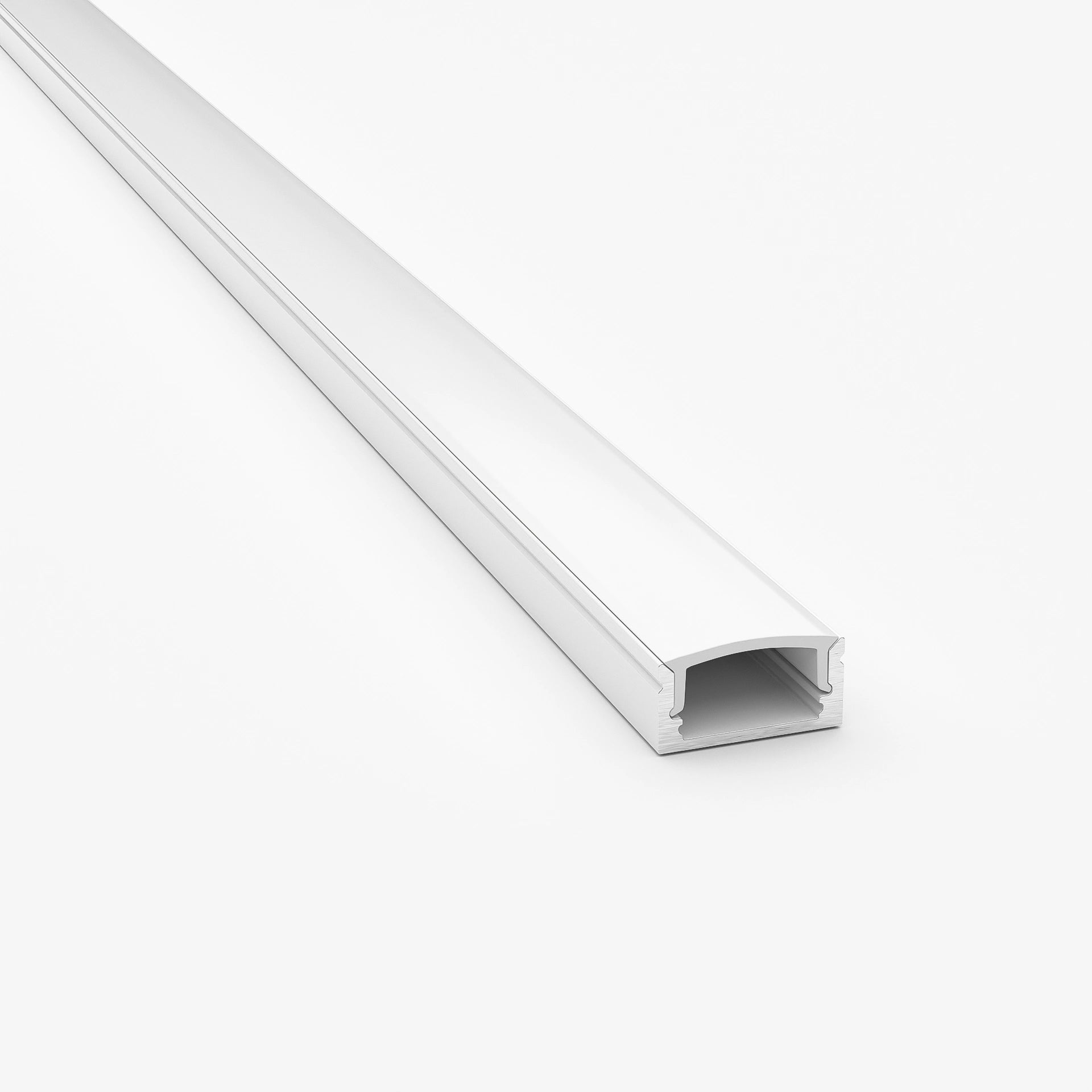 Sıva Üstü Led Profilleri - 17mm Beyaz Yüzeye Montaj LED Profil – 1971B ASL - LedProfil