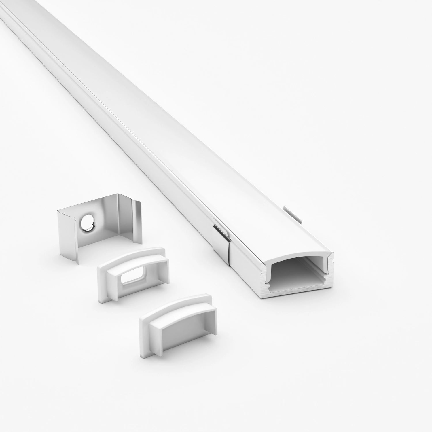 Sıva Üstü Led Profilleri - 17mm Beyaz Yüzeye Montaj LED Profil – 1971B ASL - LedProfil