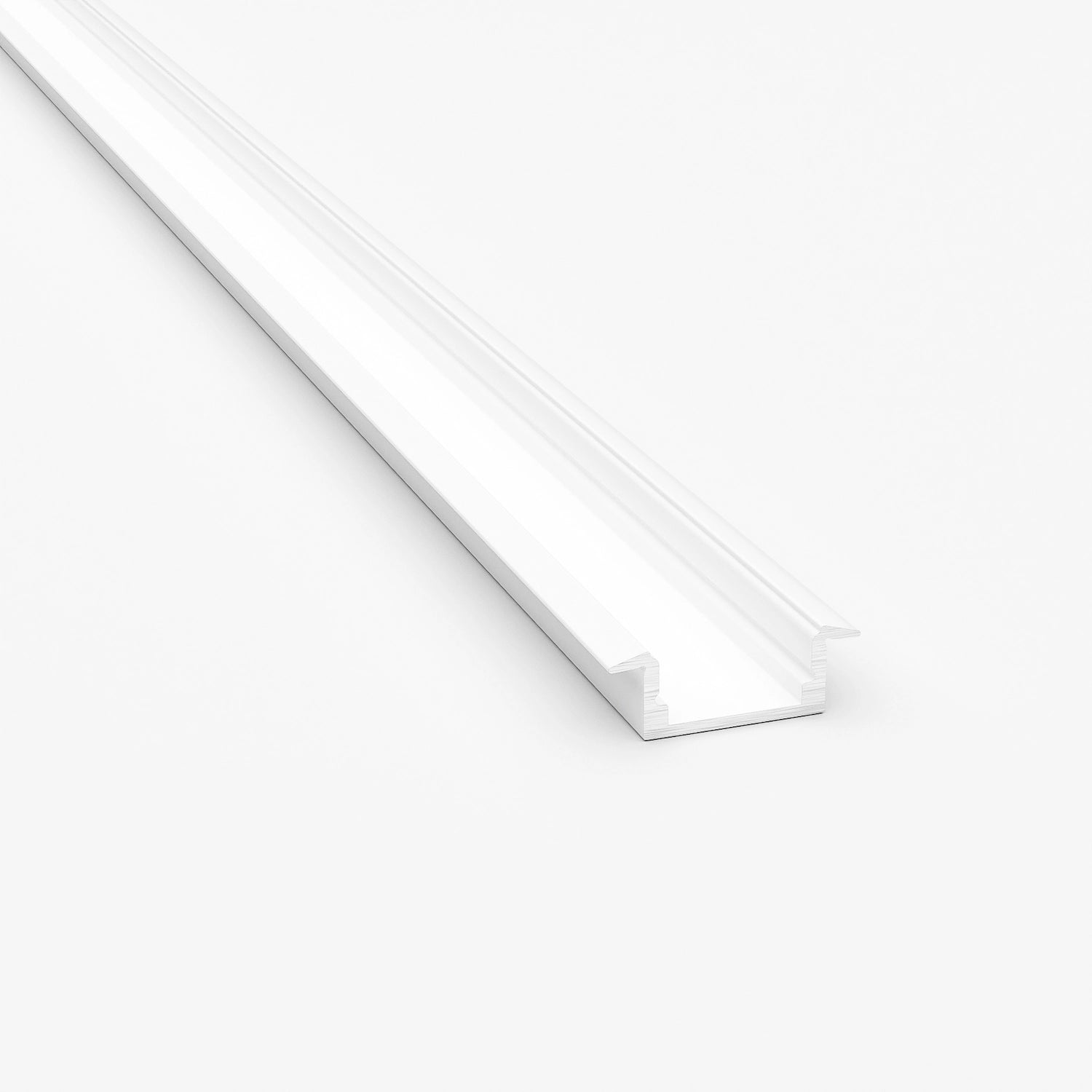 Sıva Altı (Gömme) LED Profilleri - 17mm Beyaz Sıva Altı LED Profil – 1972B ASL - LedProfil