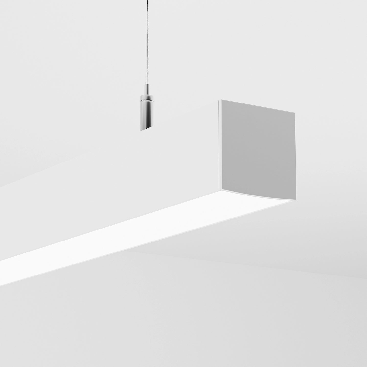 37mm Beyaz Lineer Armatür LED Profil – 435B ASL