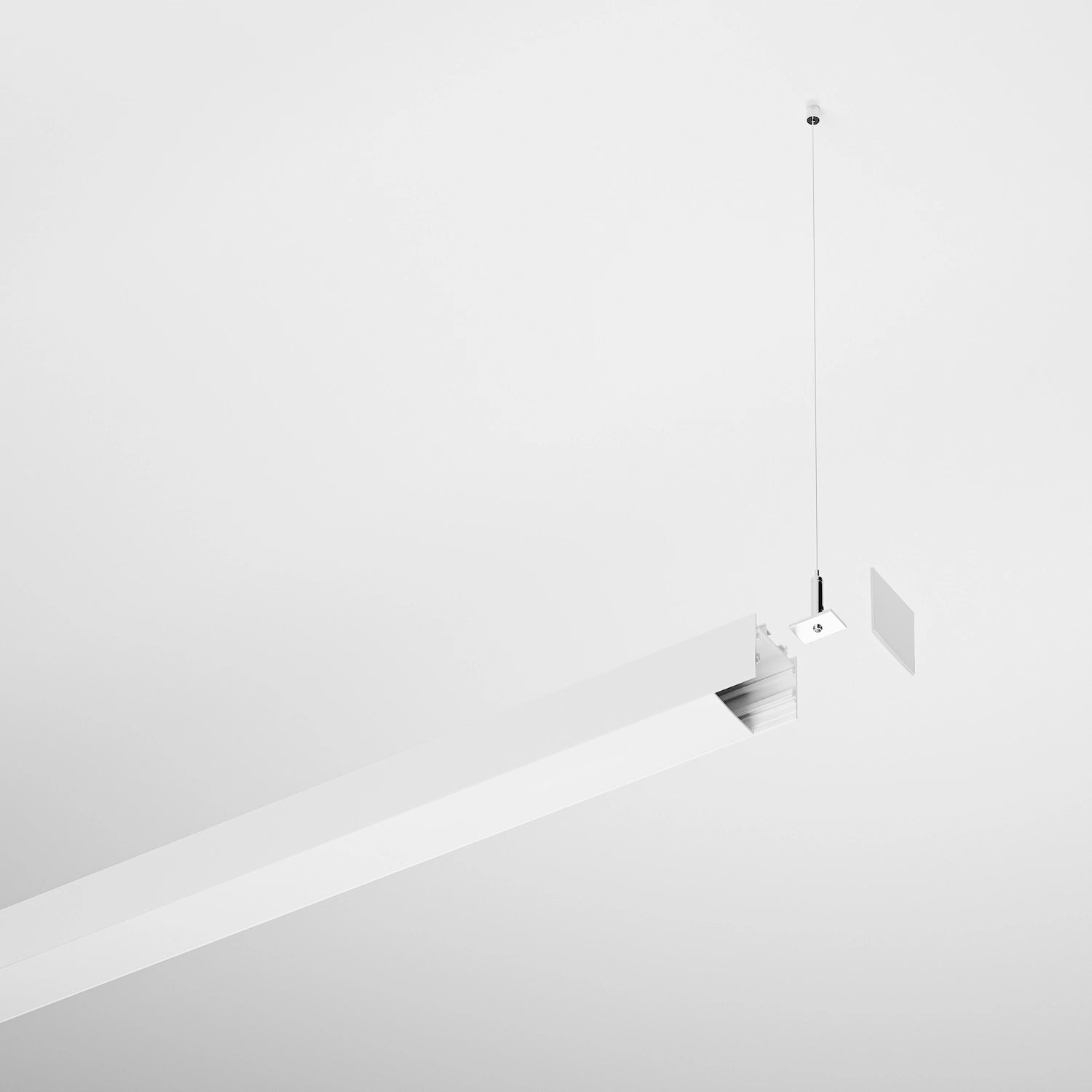 37mm Beyaz Lineer Armatür LED Profil – 435B ASL
