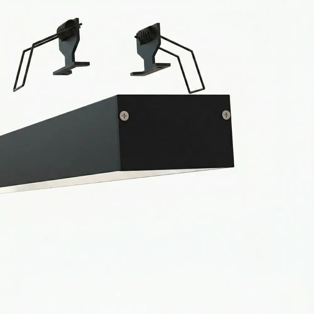Sarkıt (Lineer) Aydınlatma Profilleri - 50mm Lineer Siyah LED Profil – 455S ASL - LedProfil