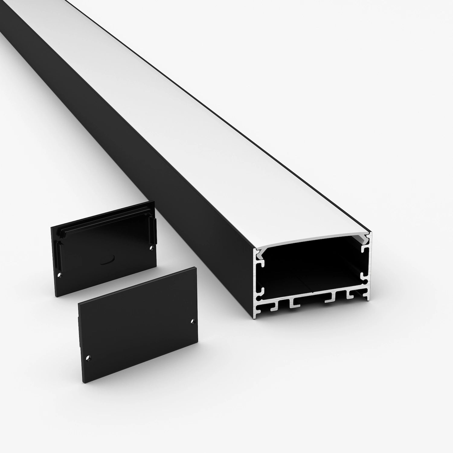 50mm Lineer Siyah LED Profil – 455S ASL