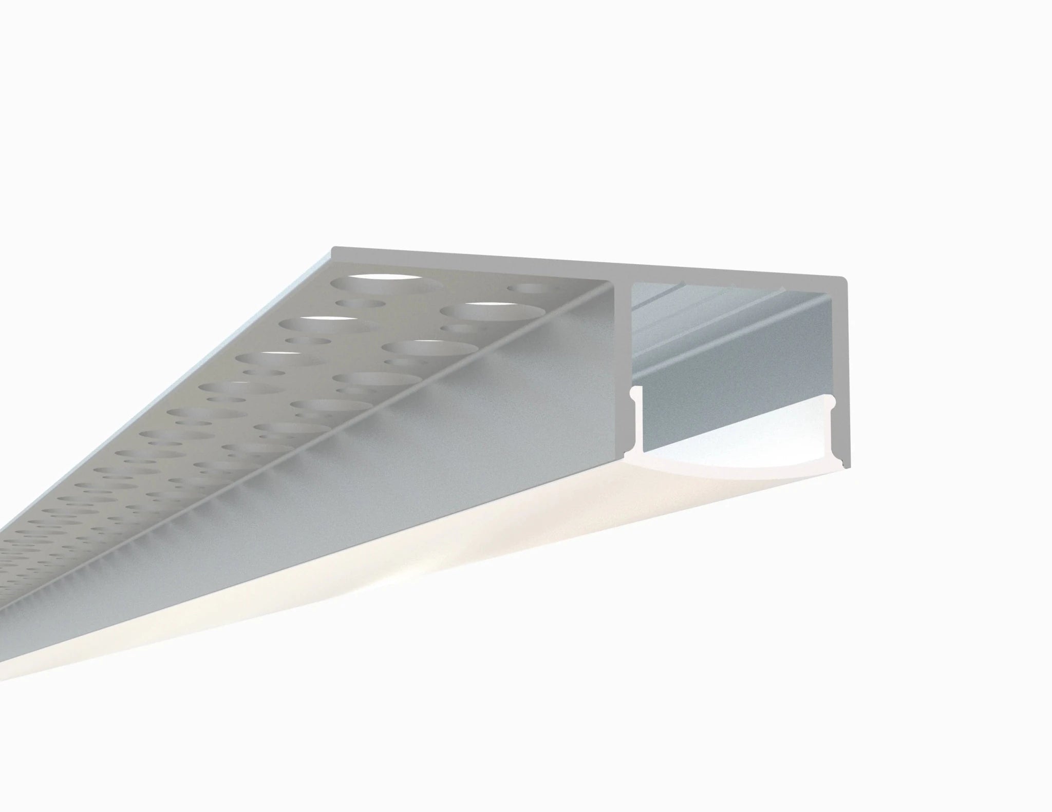 Alçıpan (Trimless) Led Profilleri - 15mm (Trimless) Fayans Tipi LED Profil – 610 ASL - LedProfil