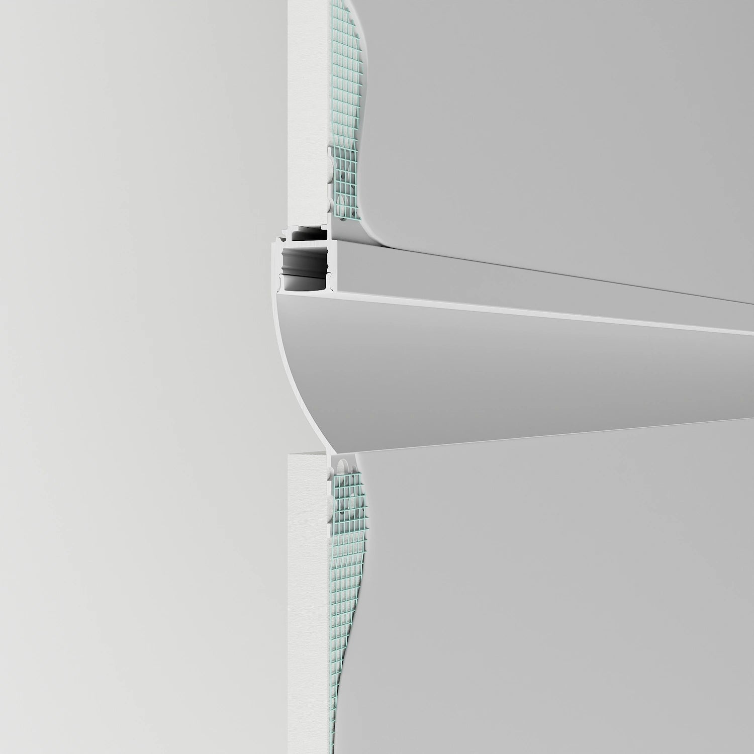 Alçıpan (Trimless) Led Profilleri - 14mm Indirekt Trimless Sıva Altı LED Profil – 660 ASL - LedProfil