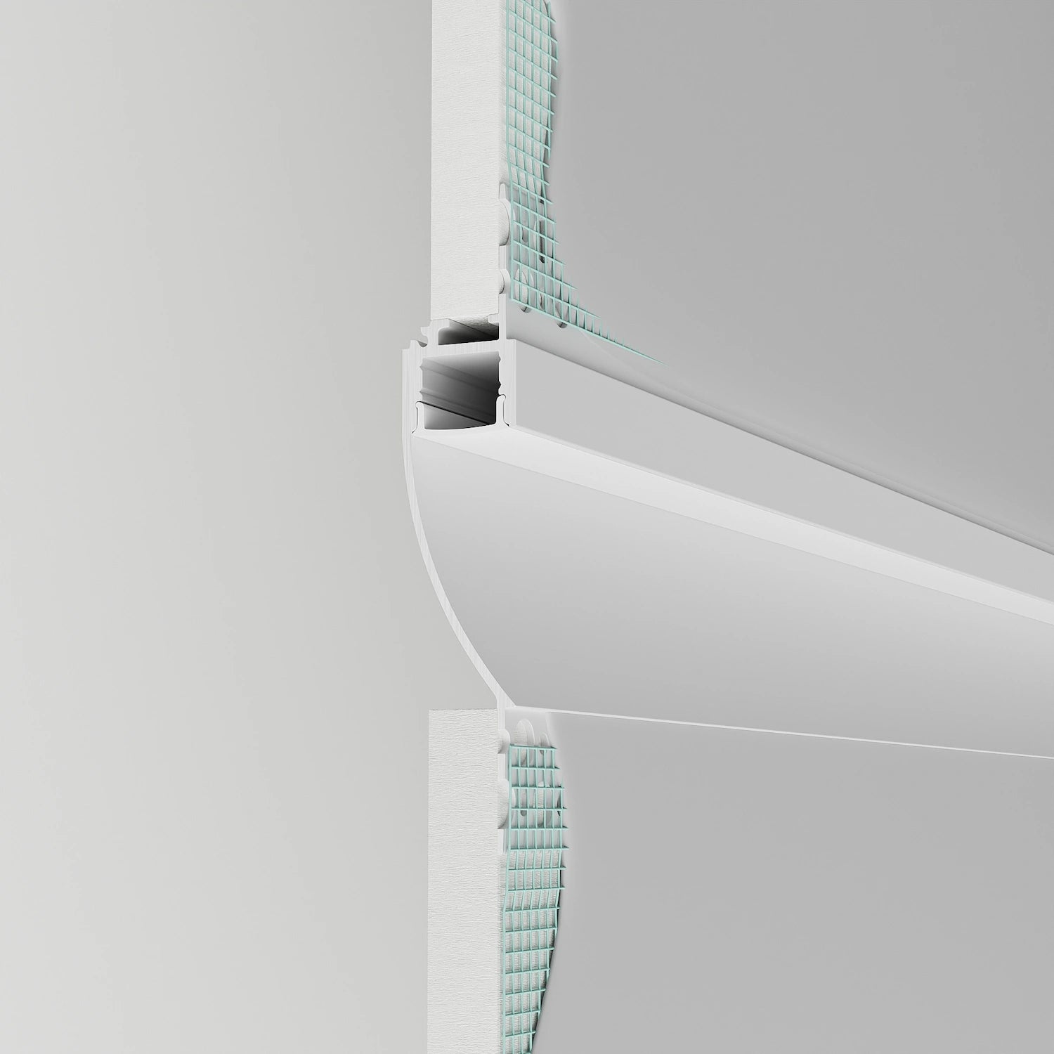 Alçıpan (Trimless) Led Profilleri - 14mm Indirekt Trimless Sıva Altı LED Profil – 660 ASL - LedProfil