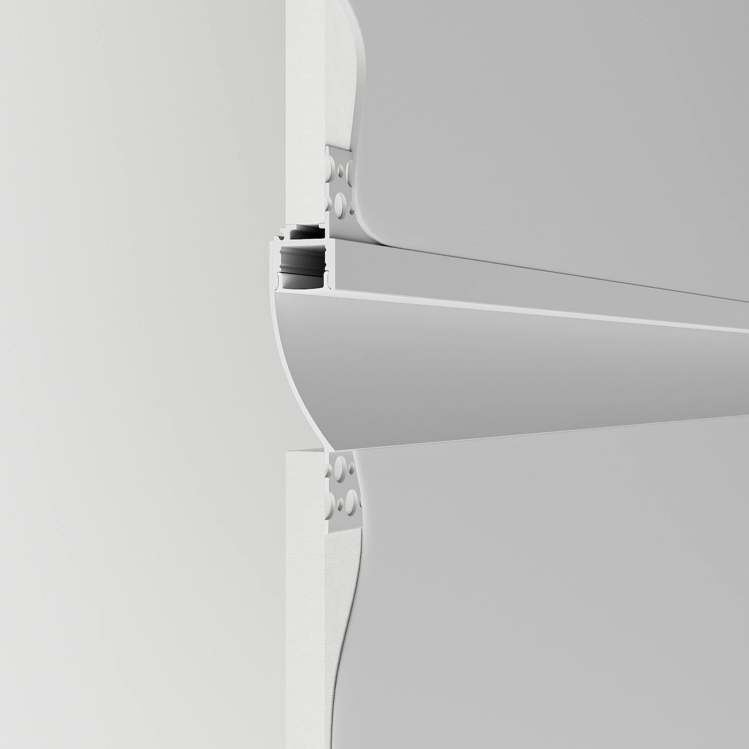 Alçıpan (Trimless) Led Profilleri - 14mm Indirekt Trimless Sıva Altı LED Profil – 660 ASL - LedProfil