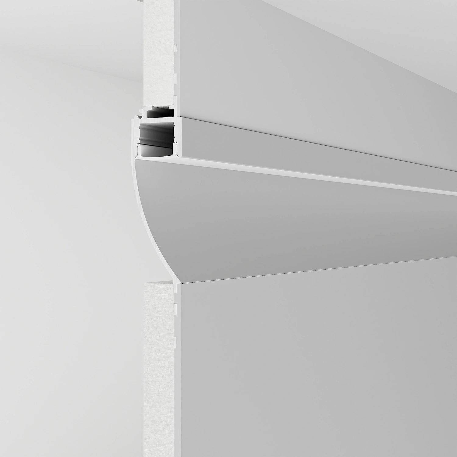 Alçıpan (Trimless) Led Profilleri - 14mm Indirekt Trimless Sıva Altı LED Profil – 660 ASL - LedProfil