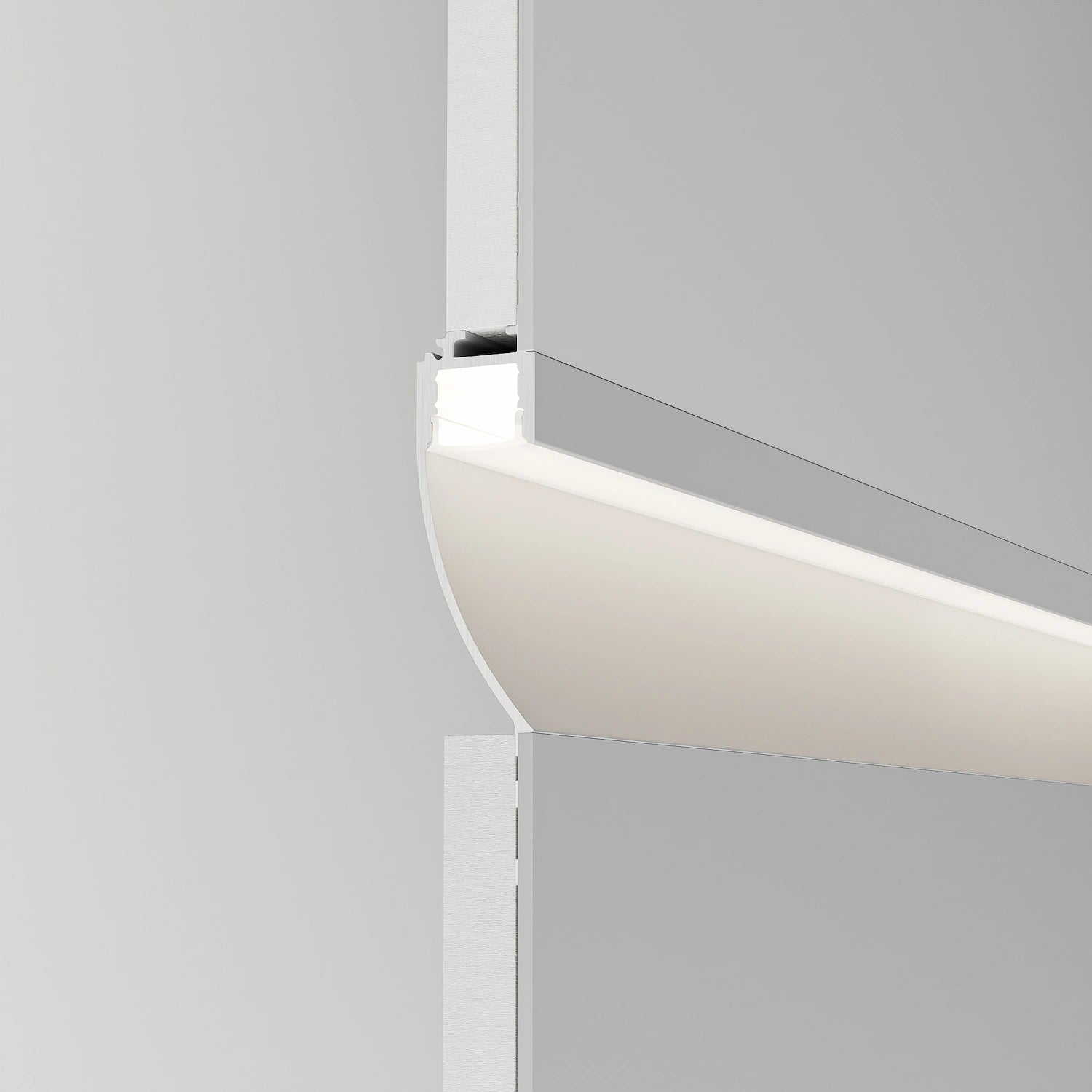 Alçıpan (Trimless) Led Profilleri - 14mm Indirekt Trimless Sıva Altı LED Profil – 660 ASL - LedProfil
