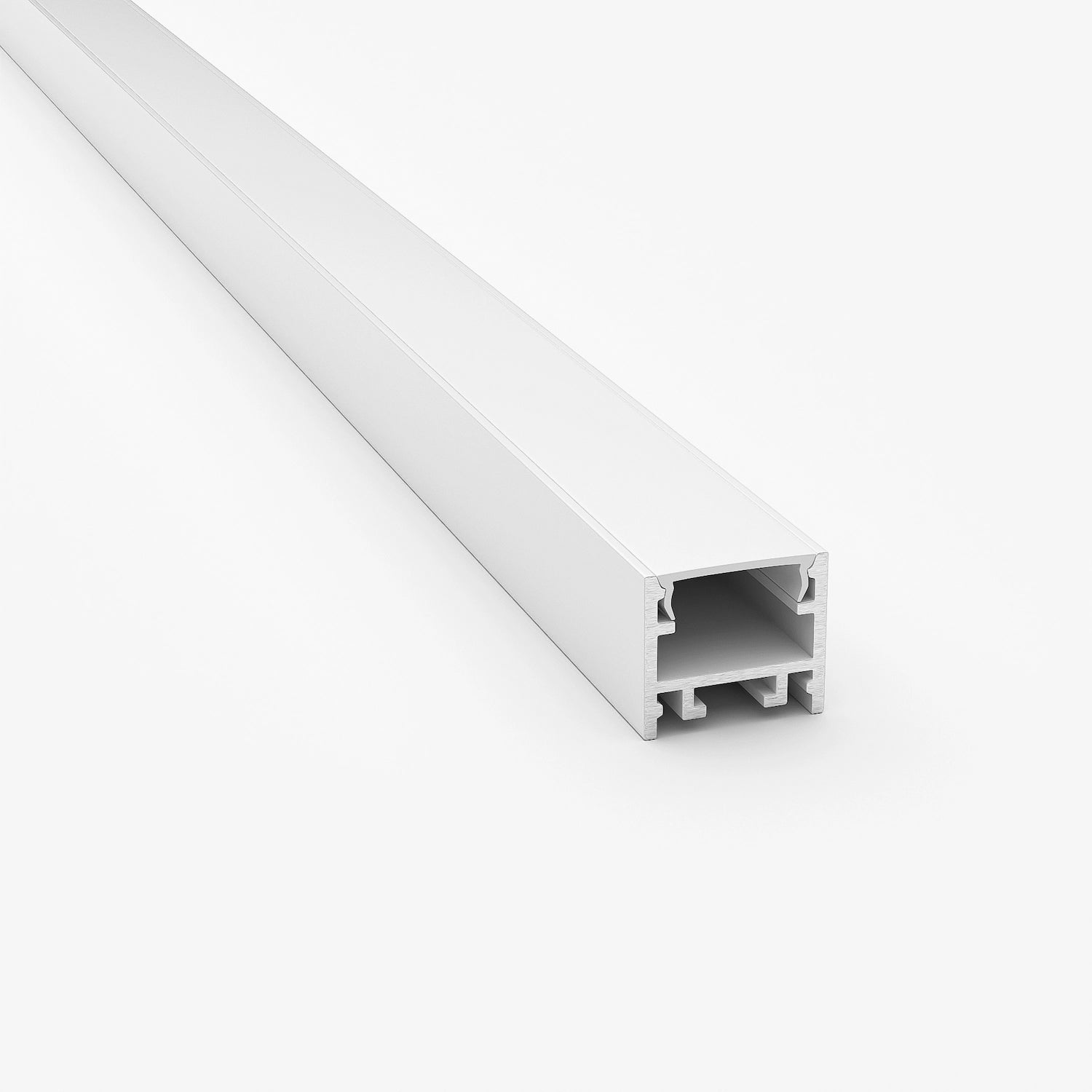 Sıva Üstü Led Profilleri - 17mm Beyaz Zemine Montaj LED Kanalı – 915B ASL - LedProfil