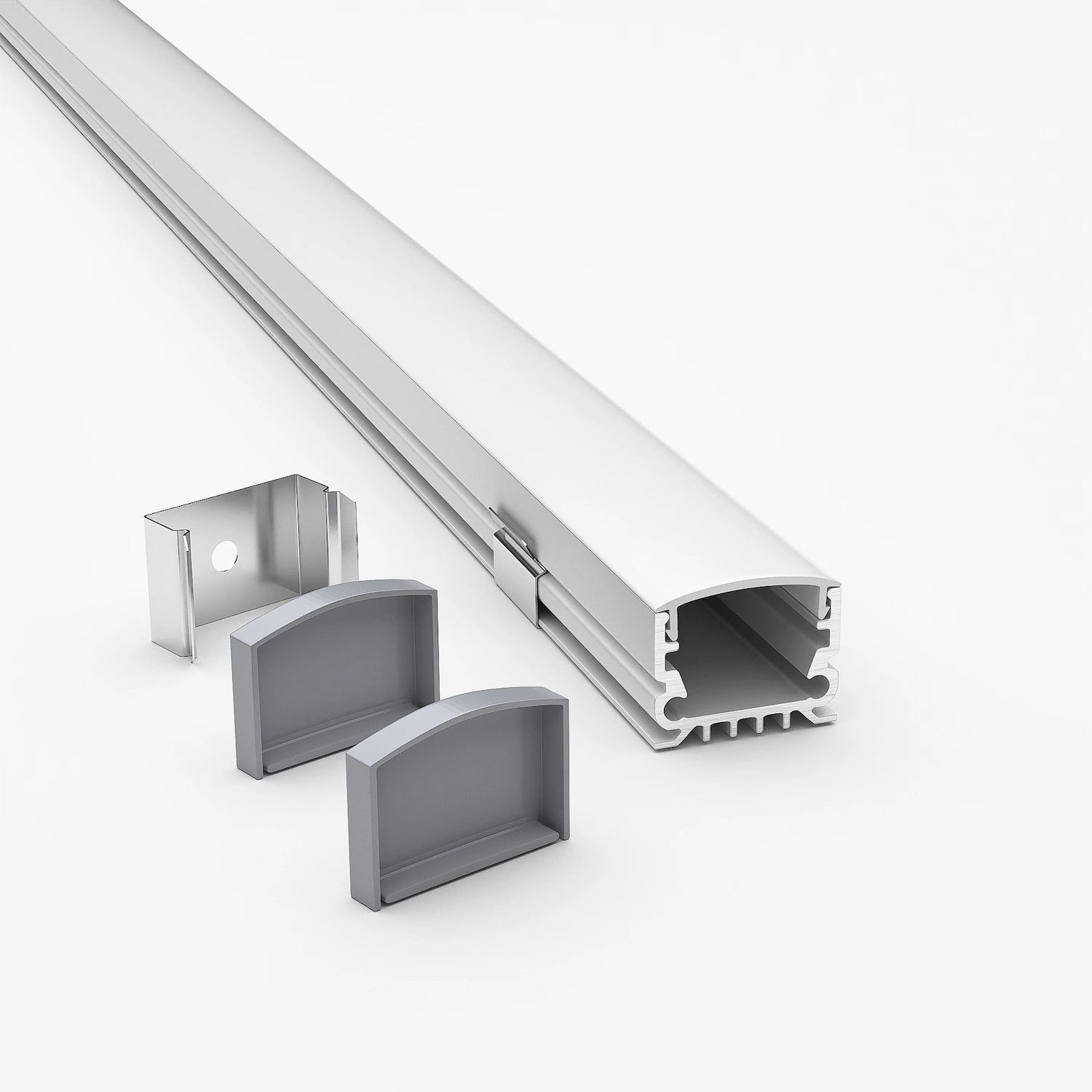 Sıva Üstü Led Profilleri - 18mm Lineer Sıva Üstü LED Profil – 961 ASL - LedProfil
