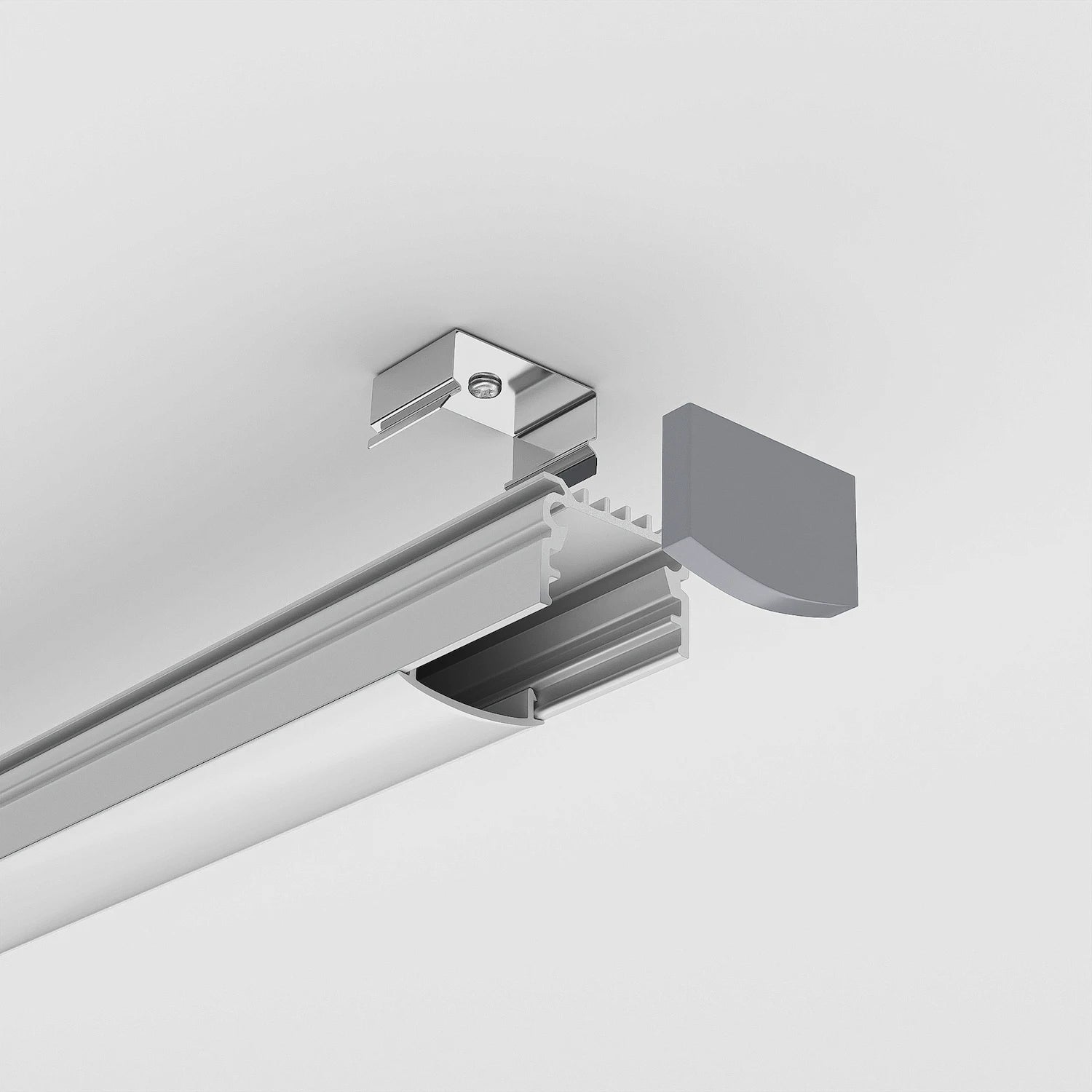Sıva Üstü Led Profilleri - 18mm Lineer Sıva Üstü LED Profil – 961 ASL - LedProfil