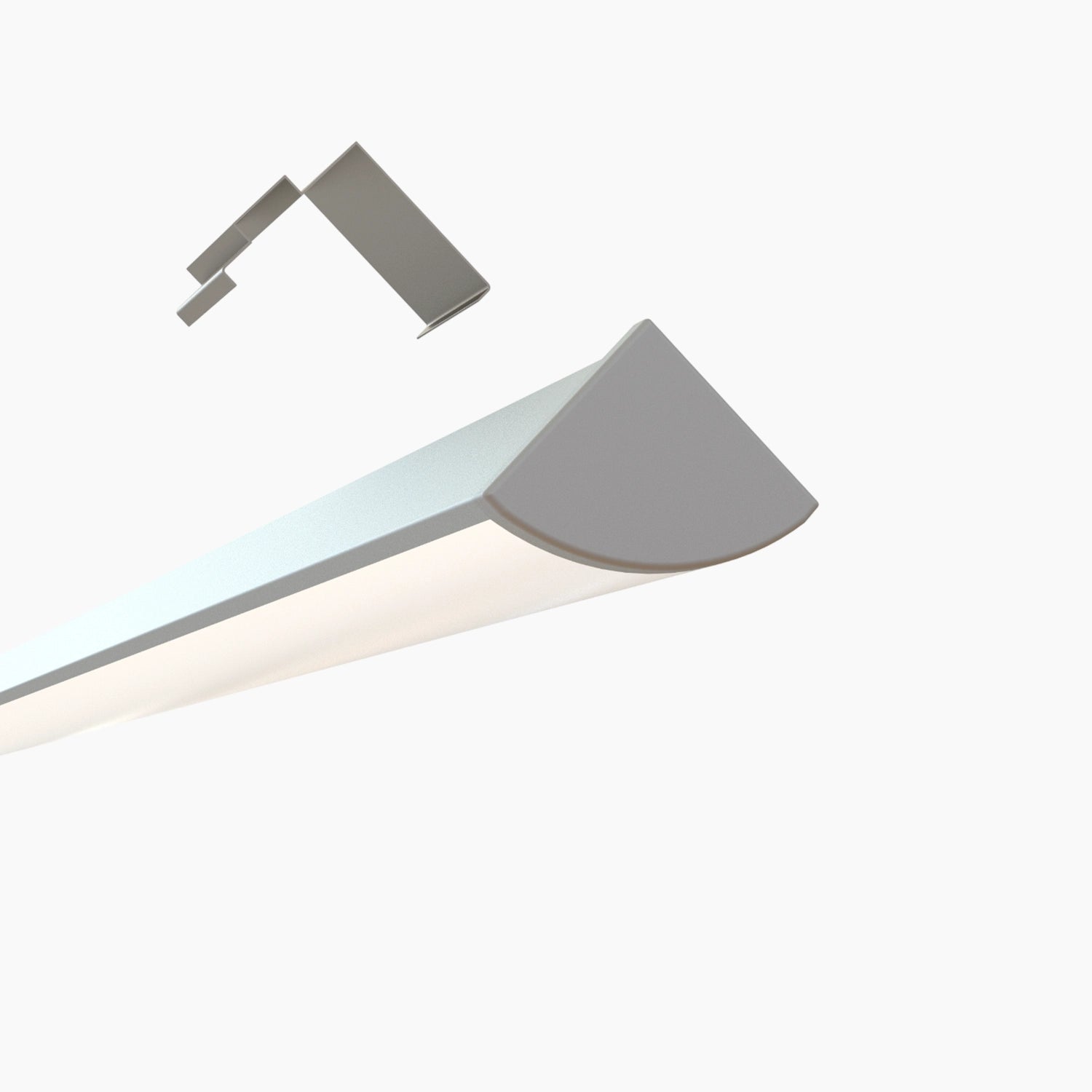 Köşe (Açılı) Led Profilleri - 11mm Raf Altı Köşe LED Profil – 964 ASL - LedProfil