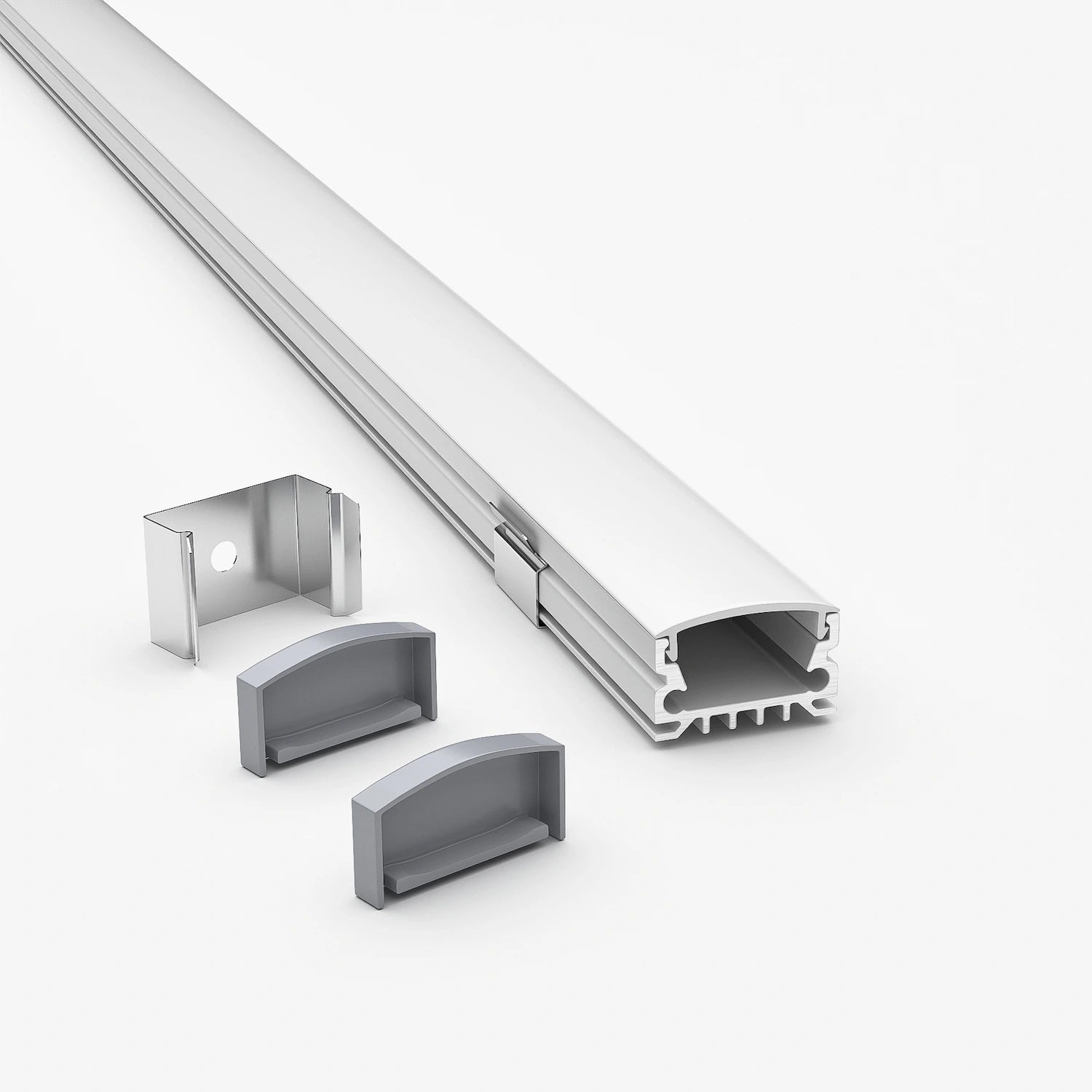 Sıva Üstü Led Profilleri - 18mm Düşük Profilli LED Kanal – 967 ASL - LedProfil