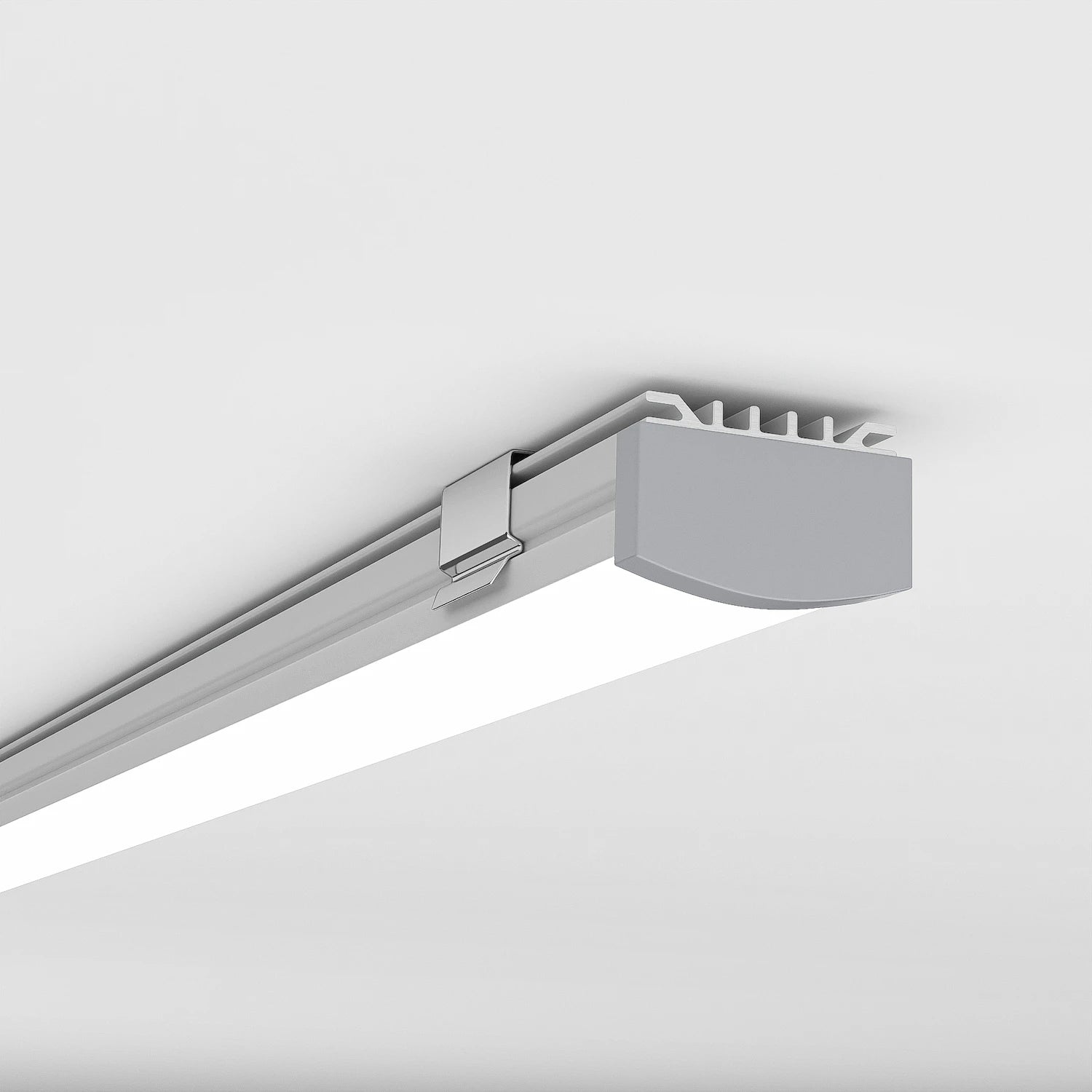Sıva Üstü Led Profilleri - 18mm Düşük Profilli LED Kanal – 967 ASL - LedProfil